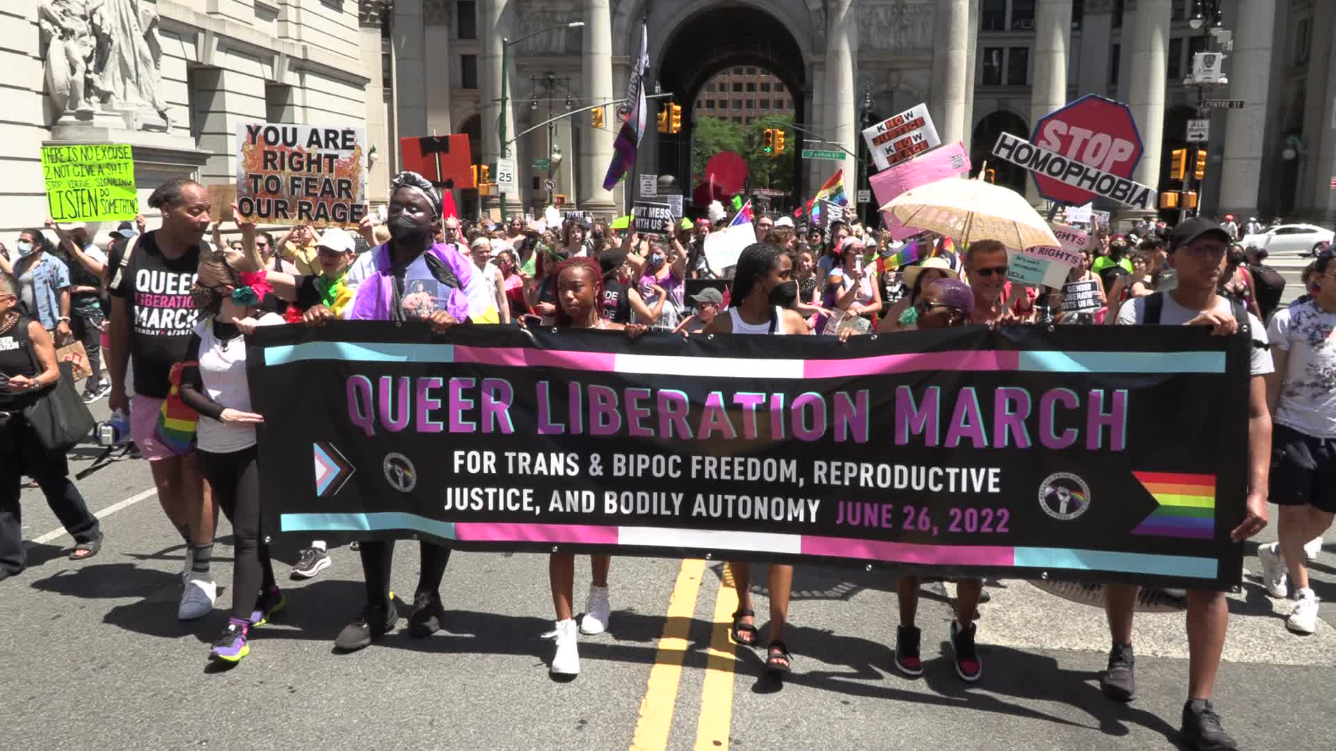 NYC: Queer Liberation March by Reclaim Pride Coalition 2022