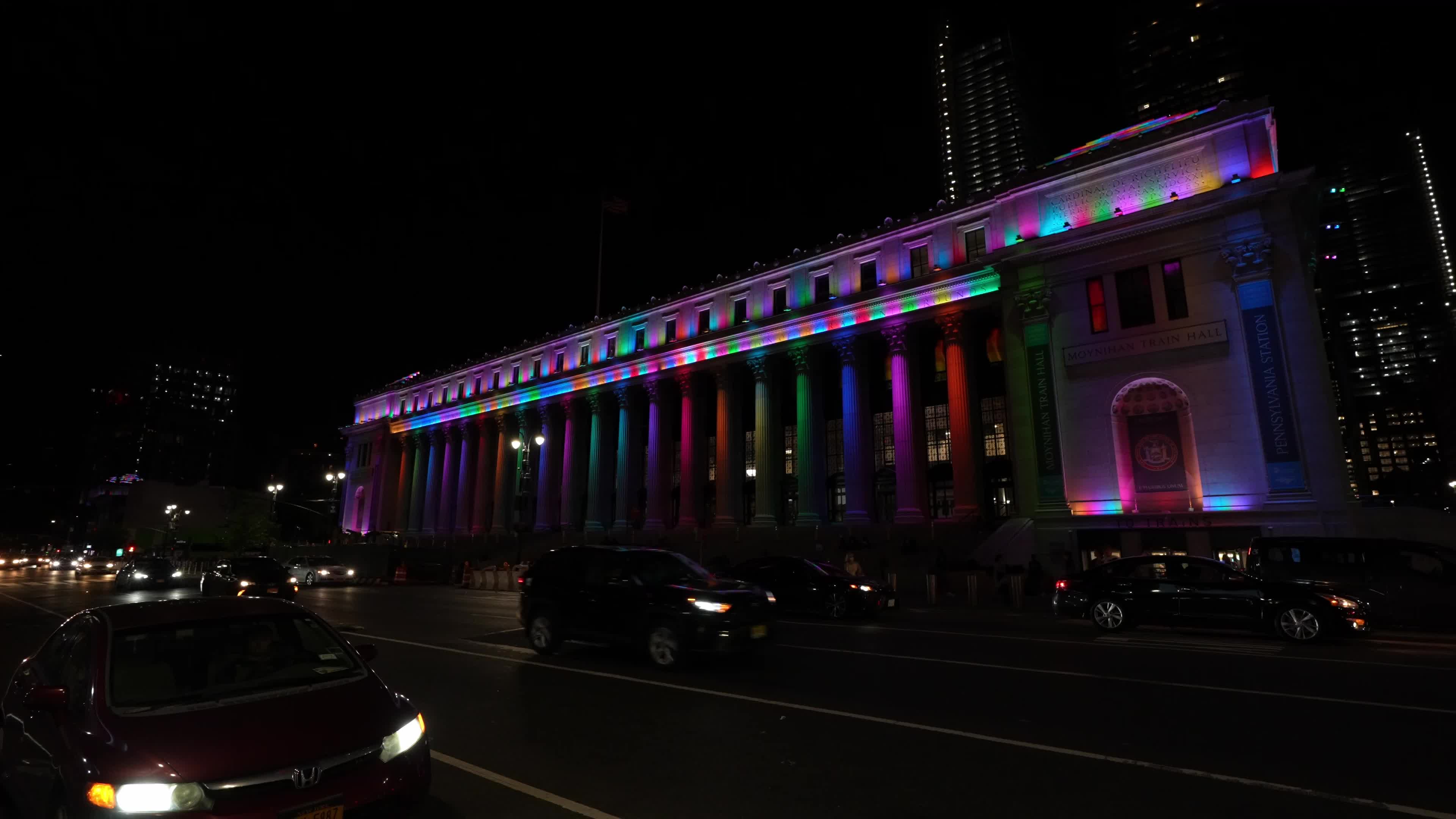 NYC Iconic Buildings Lit up for Pride Week