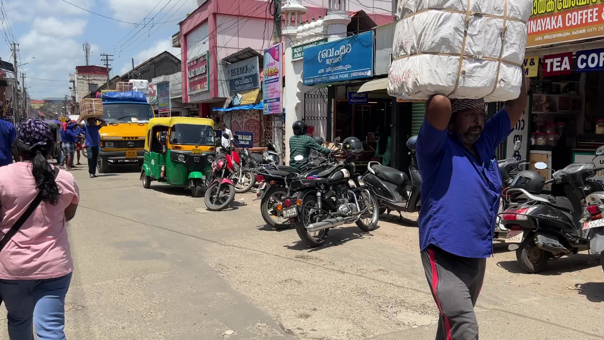 Chalai Market in Thiruvananthapuram