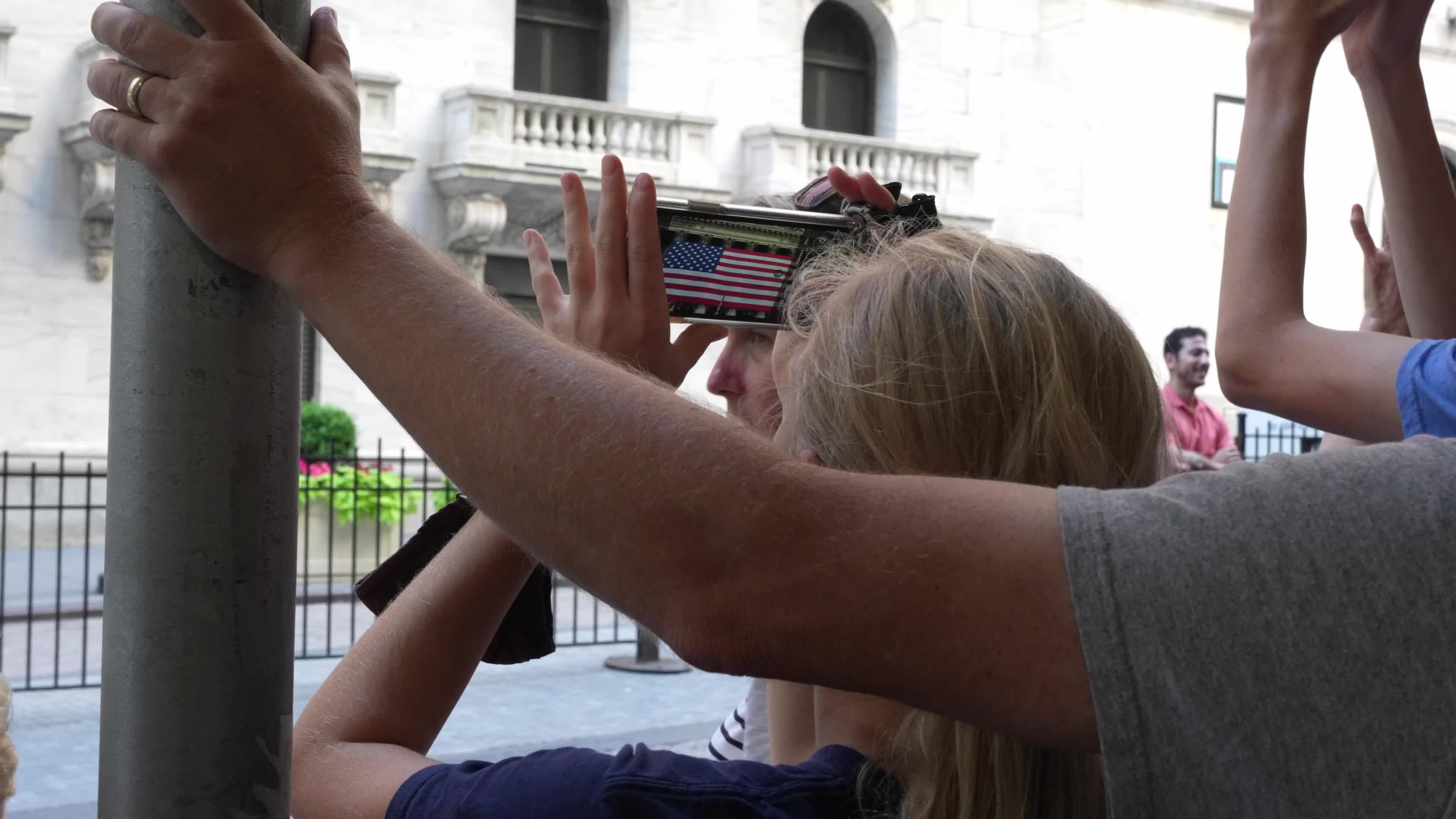 Flag Raising at New York Stock ExchangeFlag Raising at New York Stock Exchange in New York City, USA on June 28, 2022.