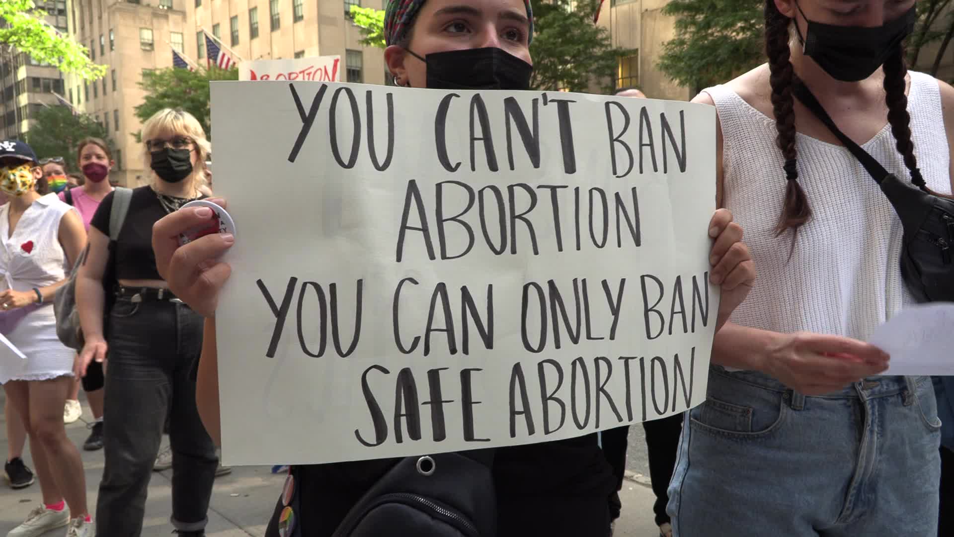 NYC: Pro-Abortion Rally Confronts The Federalist Society