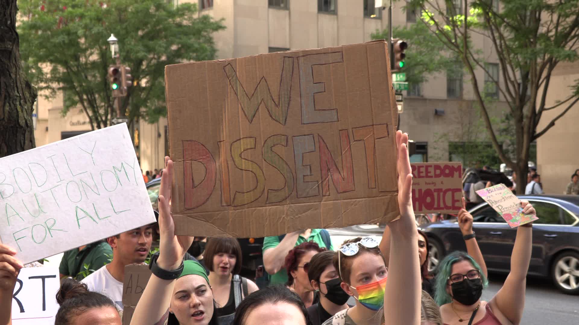 NYC: Pro-Abortion Rally Confronts The Federalist Society