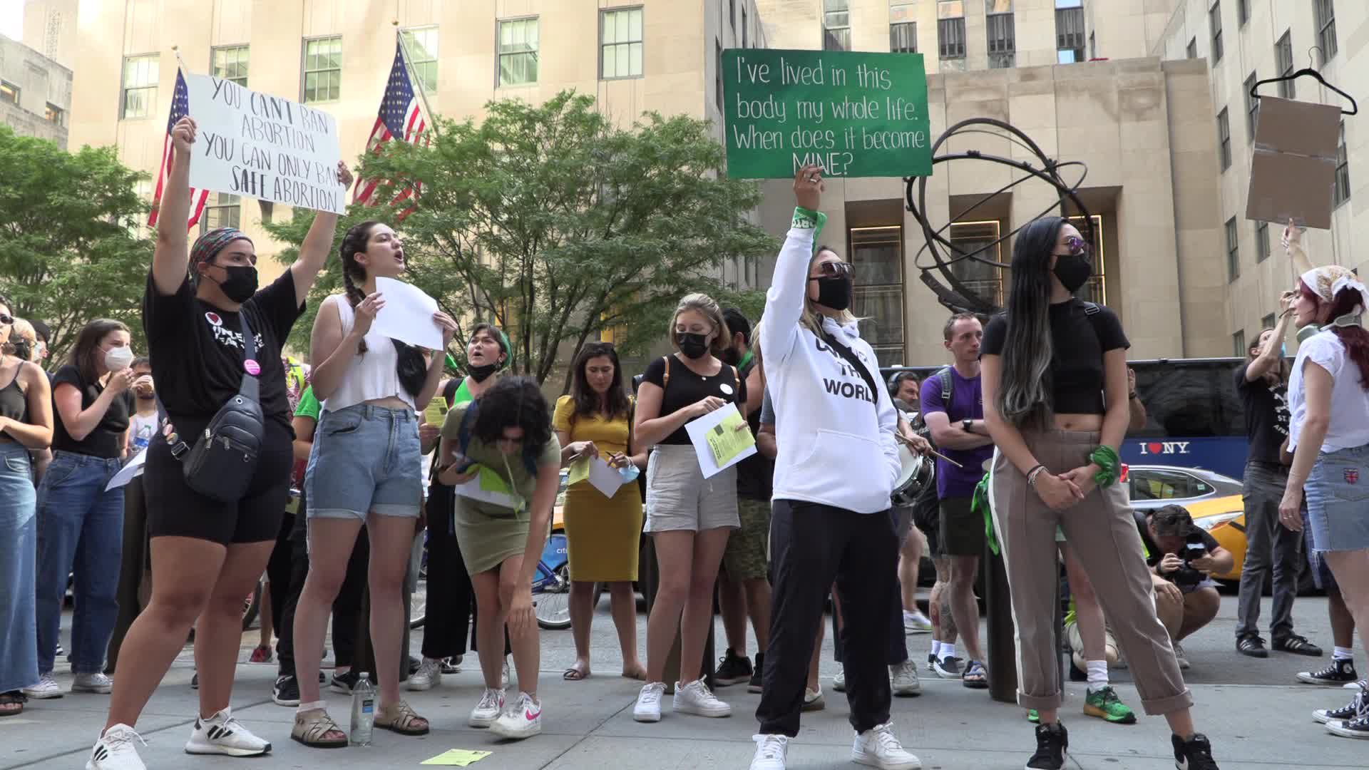 NYC: Pro-Abortion Rally Confronts The Federalist Society