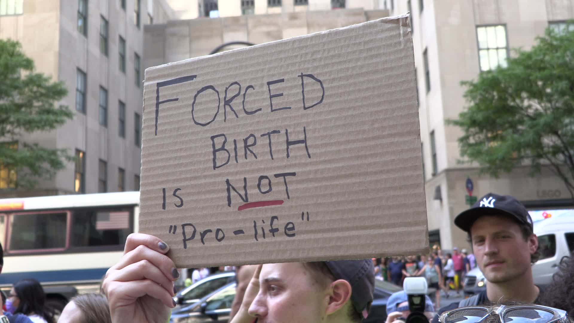NYC: Pro-Abortion Rally Confronts The Federalist Society