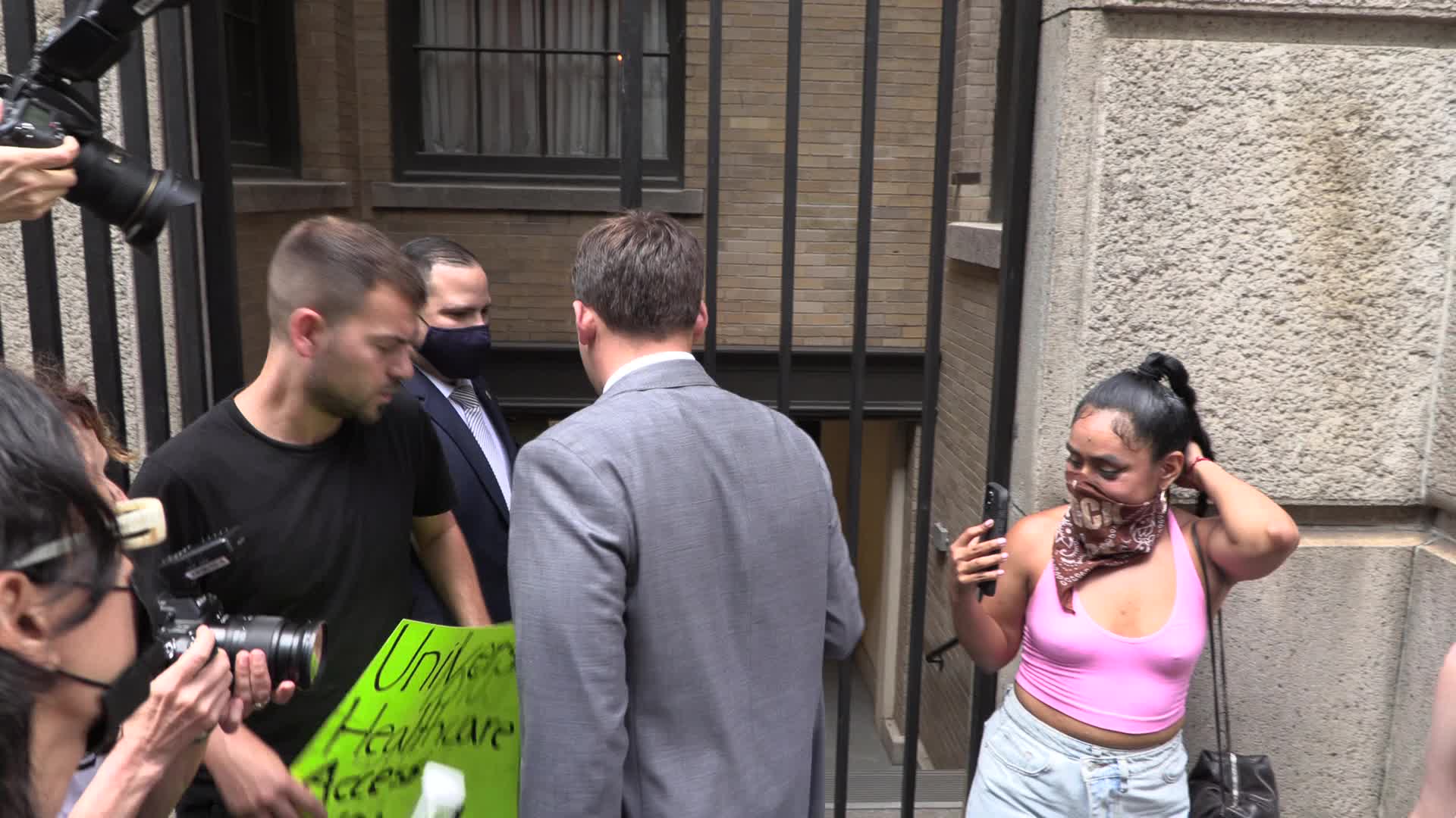 NYC: Pro-Abortion Rally Confronts The Federalist Society
