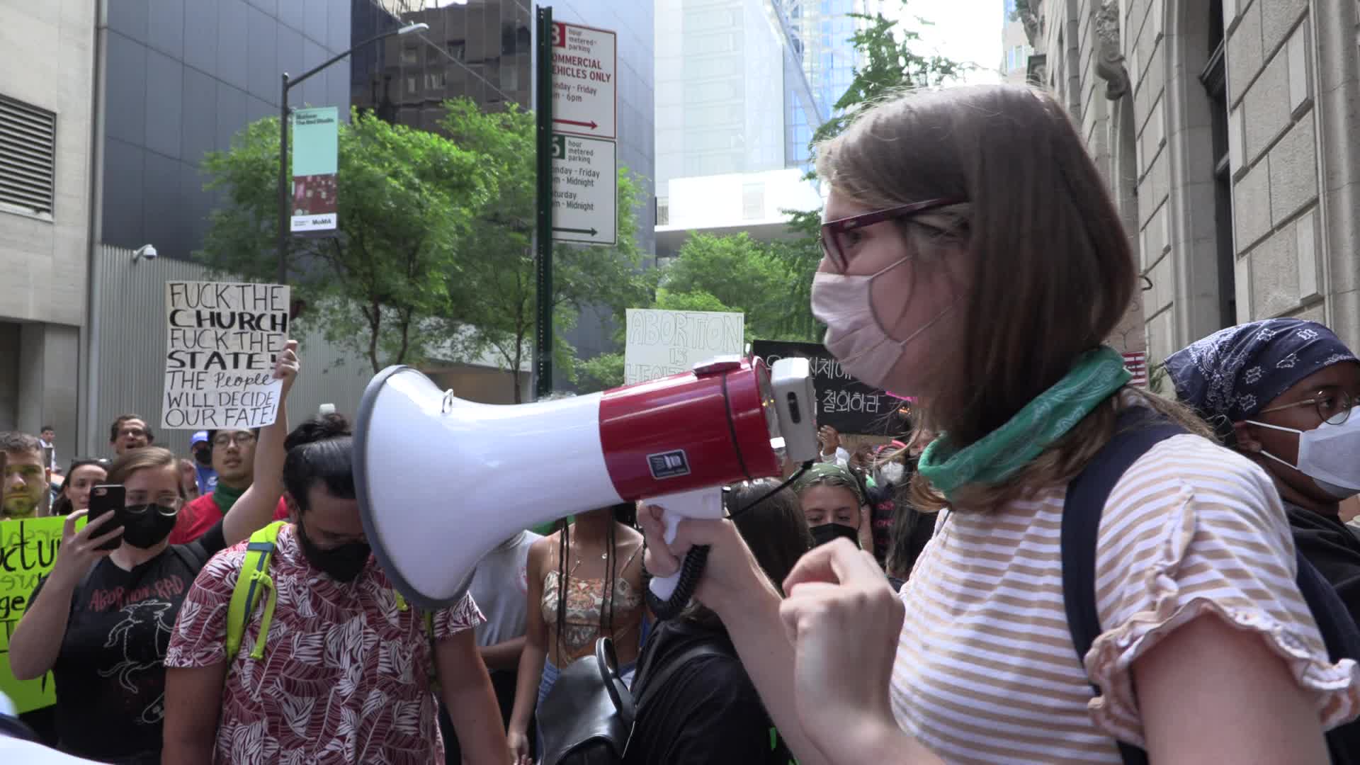 NYC: Pro-Abortion Rally Confronts The Federalist Society