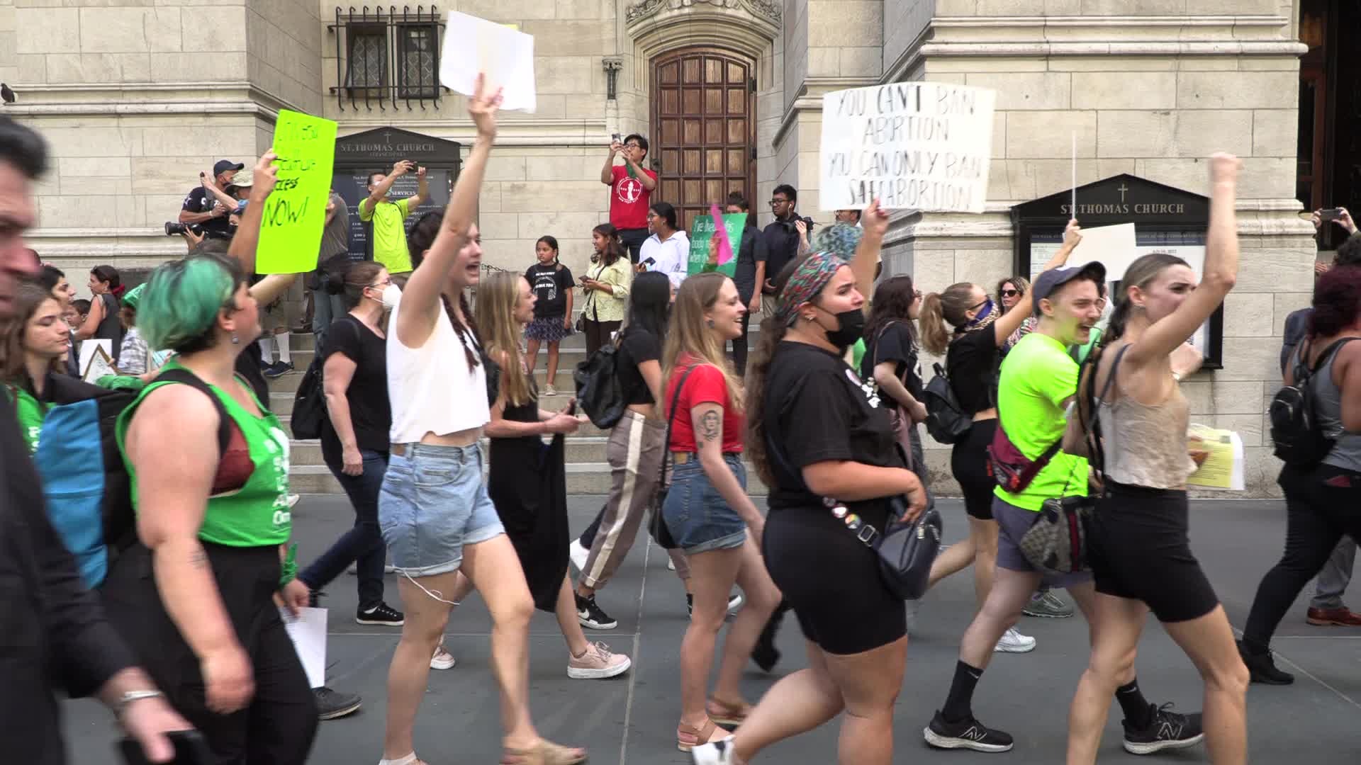 NYC: Pro-Abortion Rally Confronts The Federalist Society