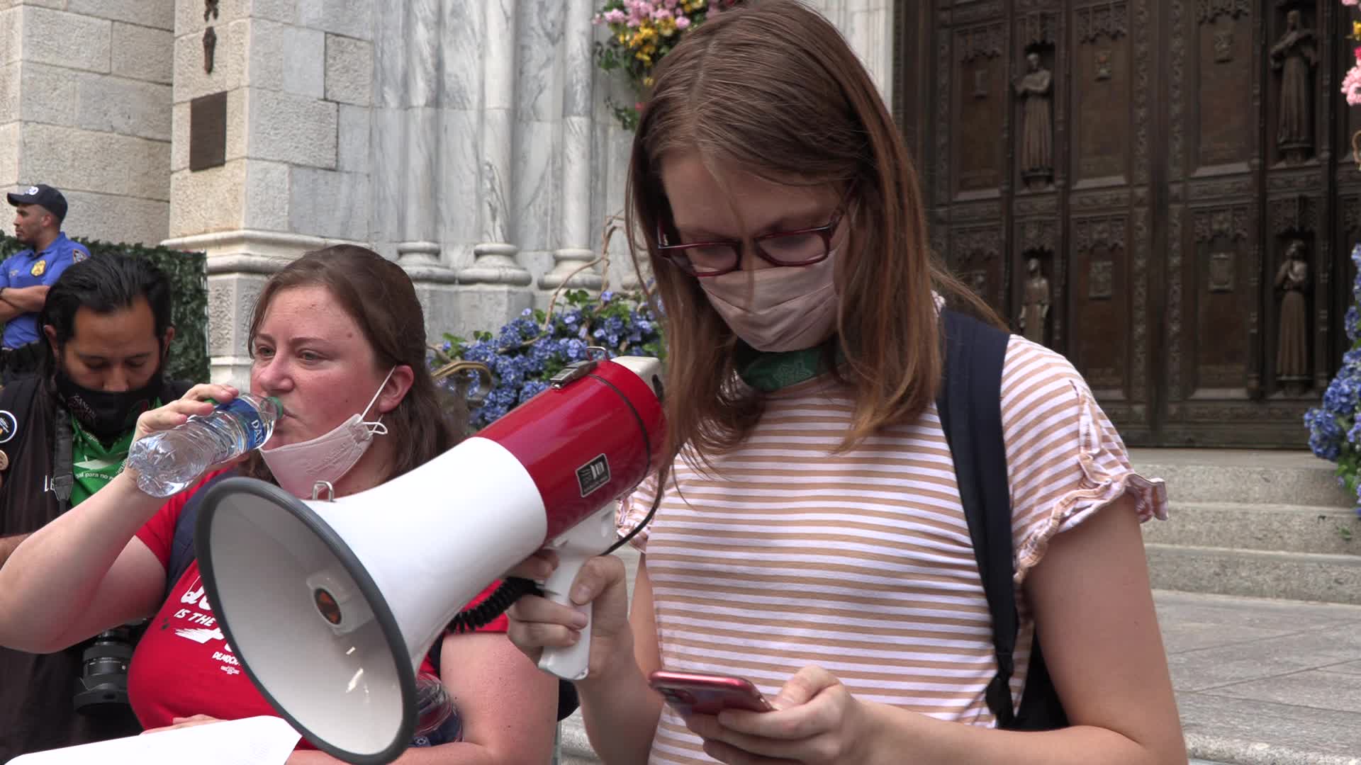 NYC: Pro-Abortion Rally Confronts The Federalist Society