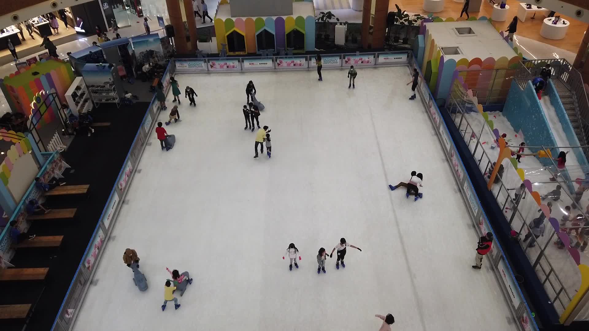 Ice skating in Indonesia