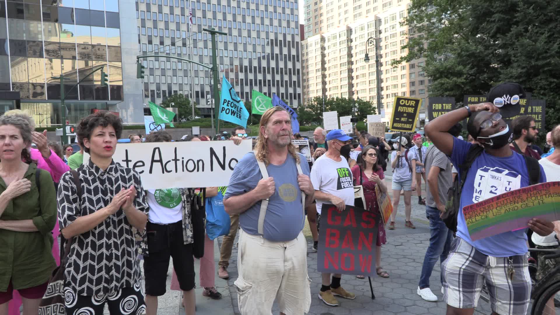 NYC: Environmental activists rally following Supreme Court EPA decision