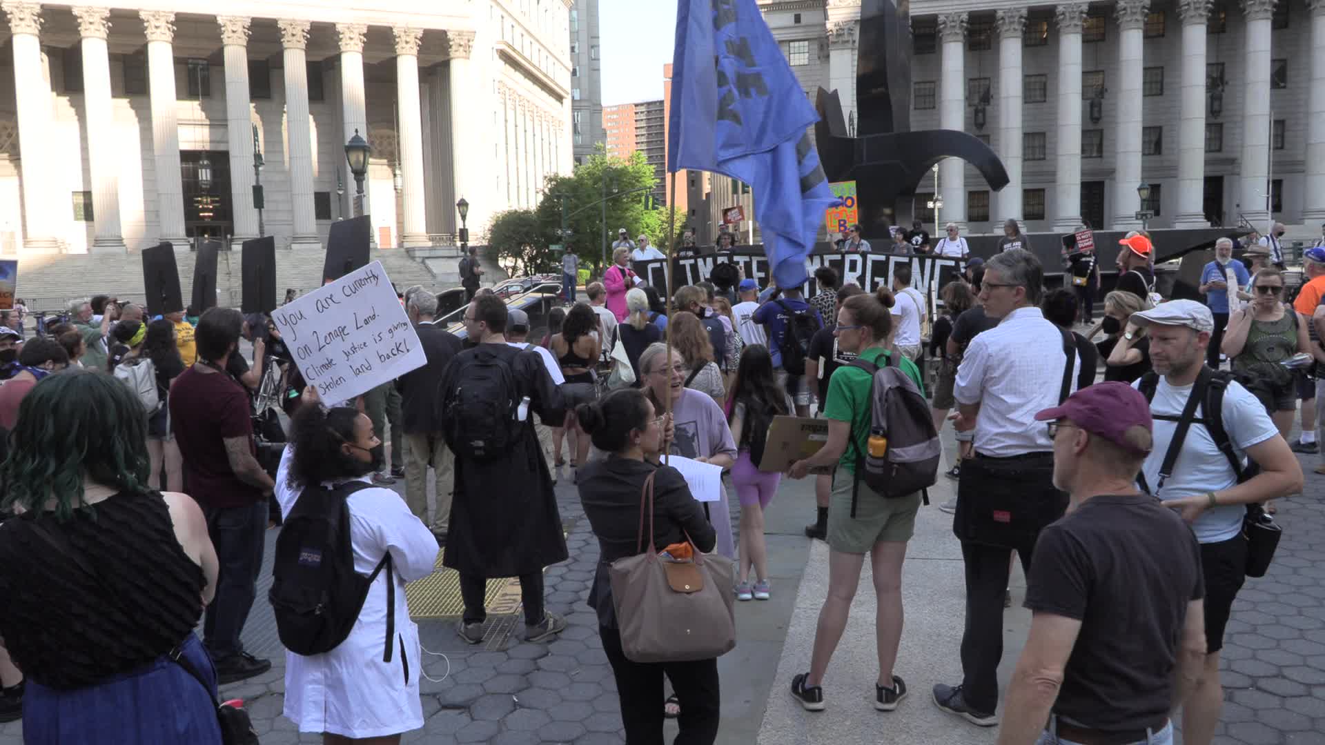 NYC: Environmental activists rally following Supreme Court EPA decision