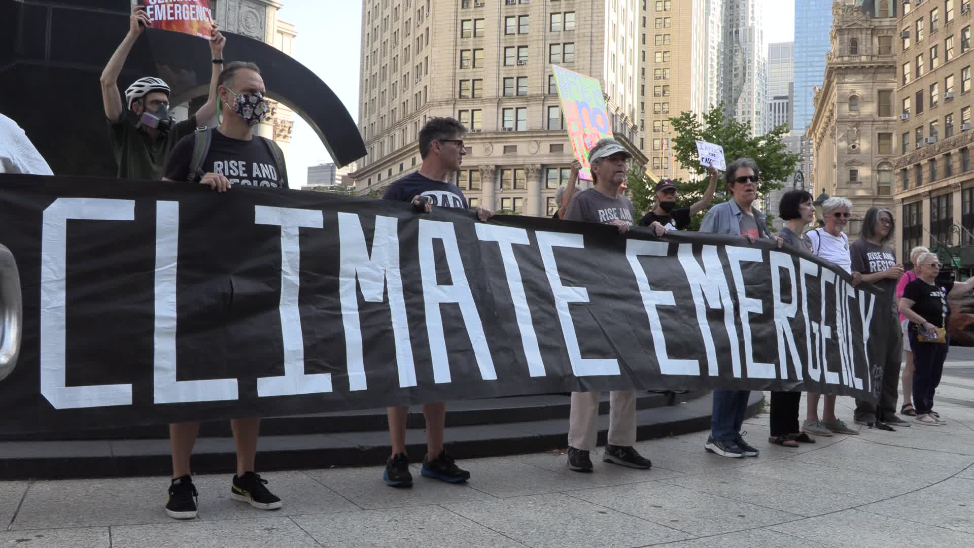 NYC: Environmental activists rally following Supreme Court EPA decision