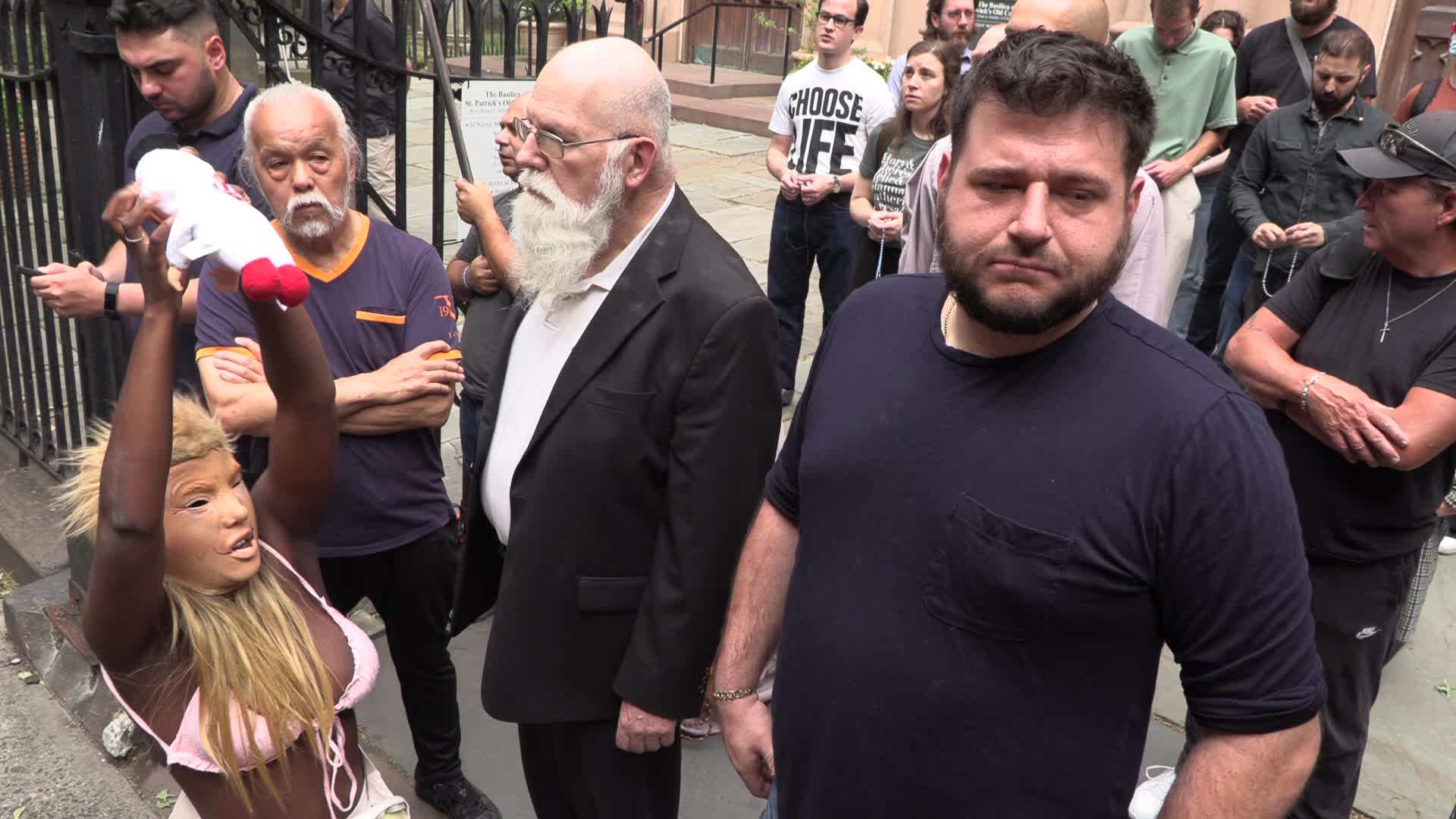 NYC: Pro-Abortion demonstrators disrupt anti-abortion clinic harassers