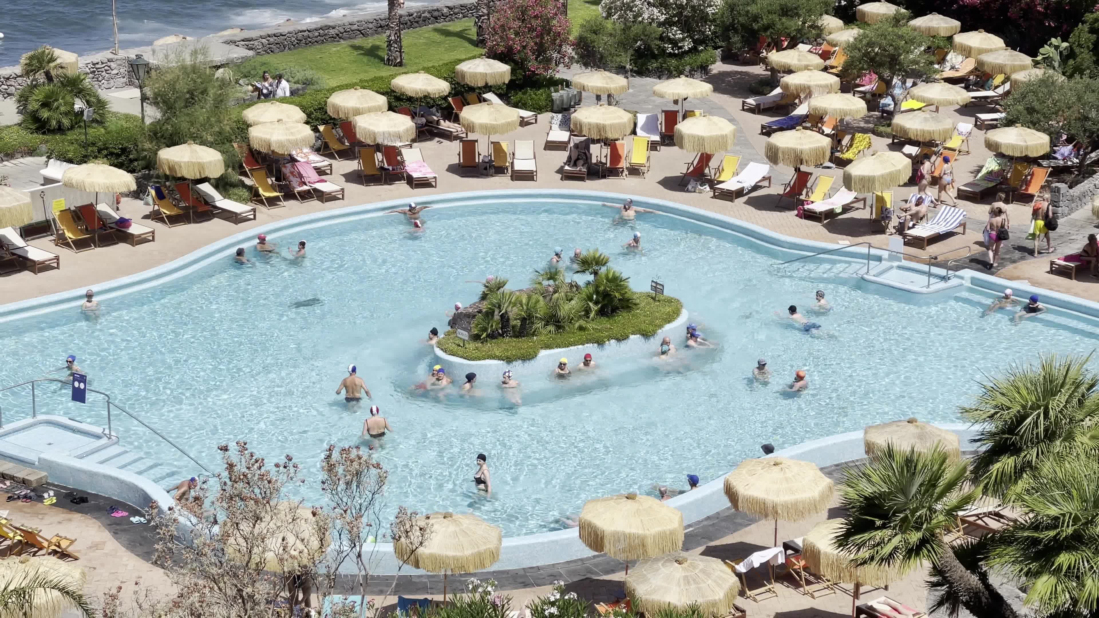 Thermal Park In The Island Of Ischia