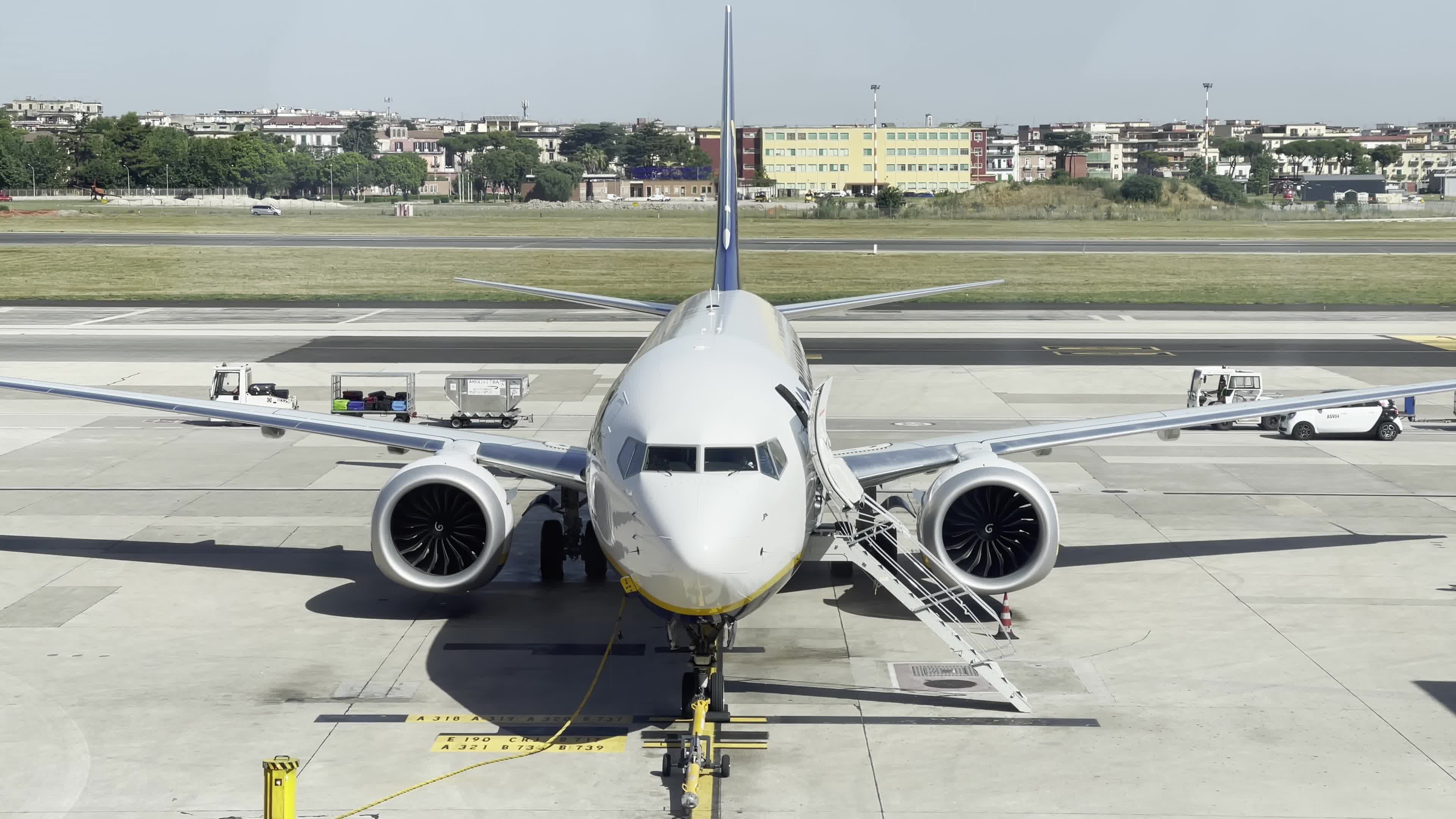 Ryanair At Naples International Airport