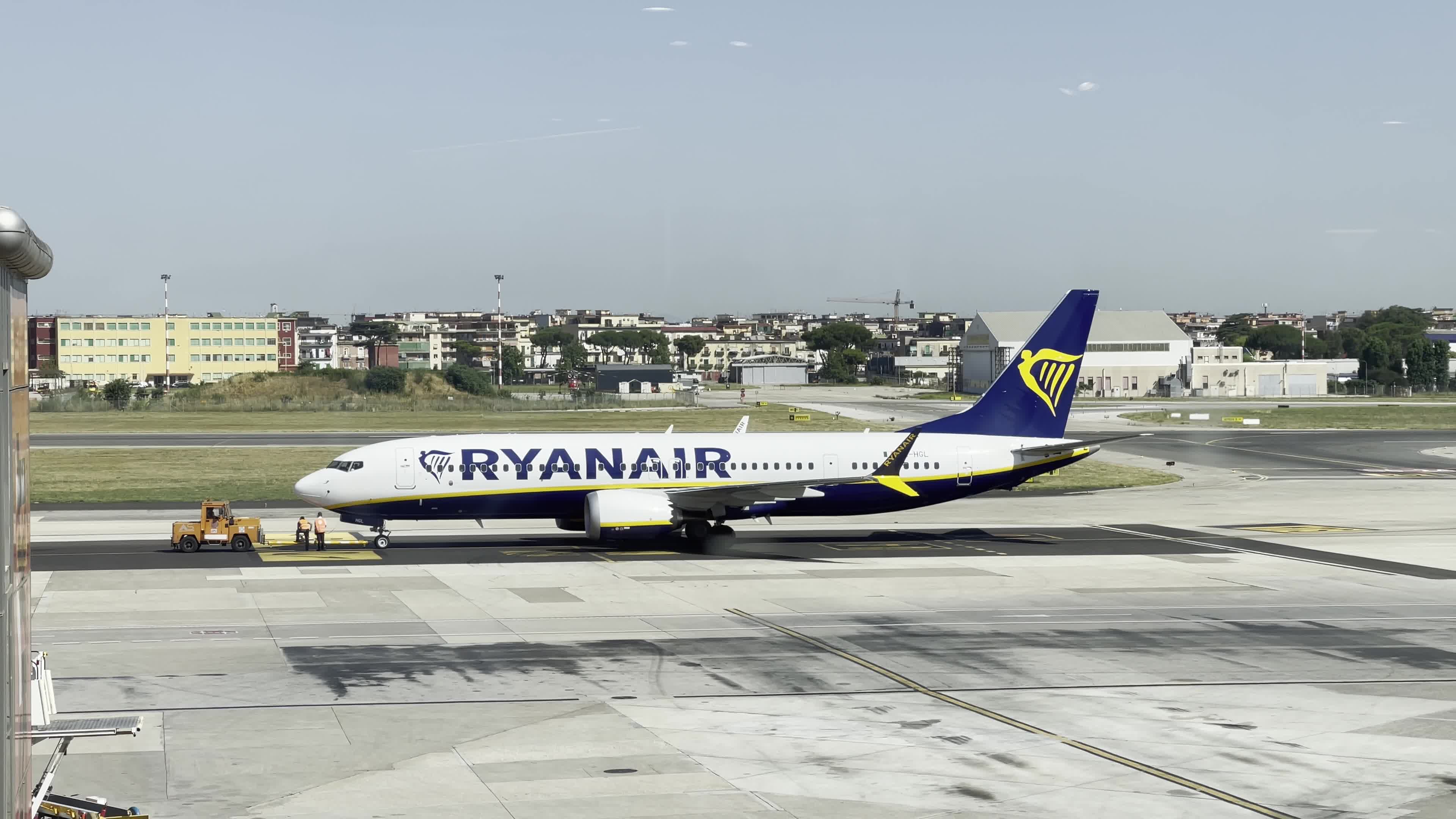 Ryanair At Naples International Airport