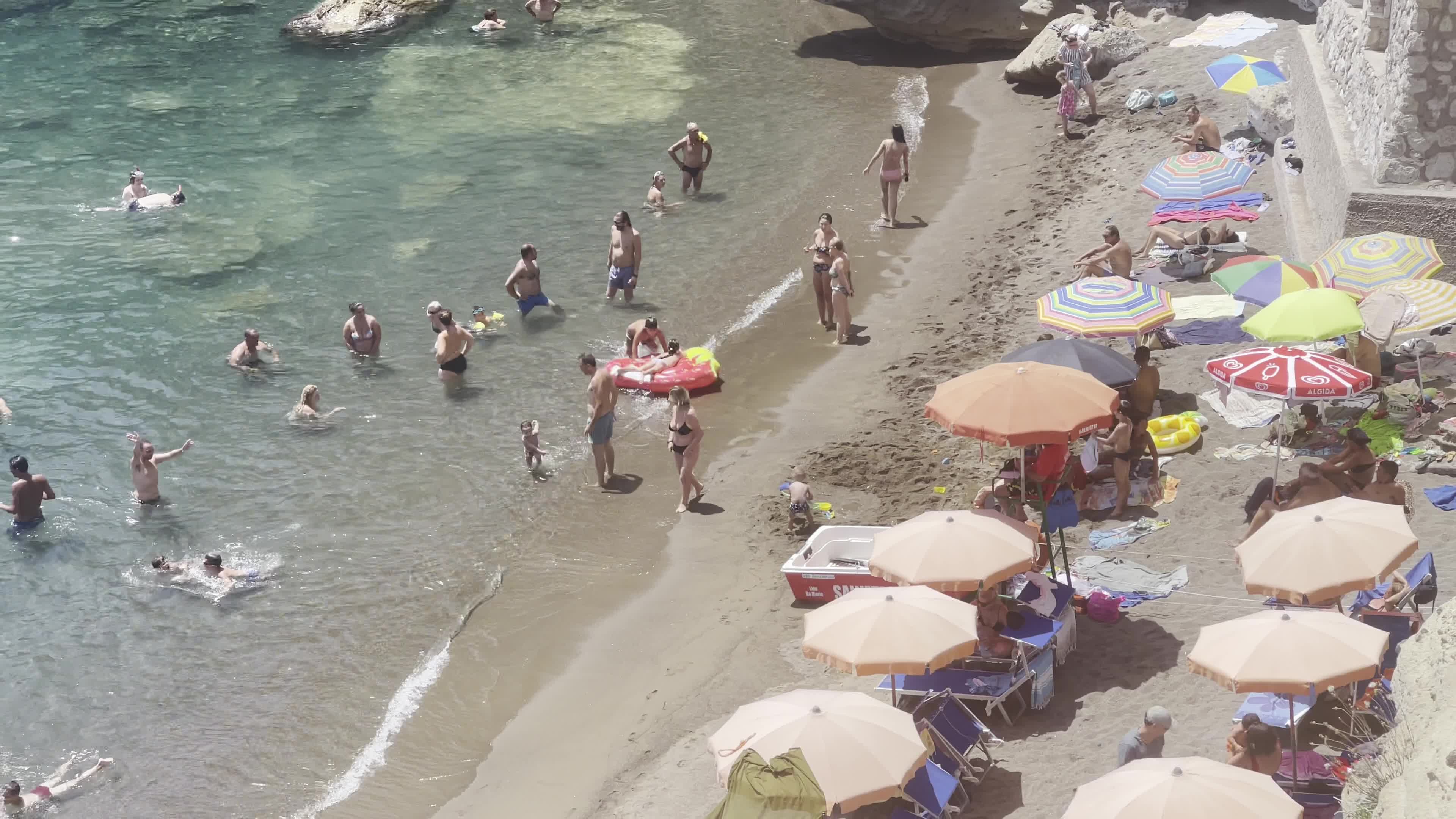 Cava Grado Beach In Ischia Island