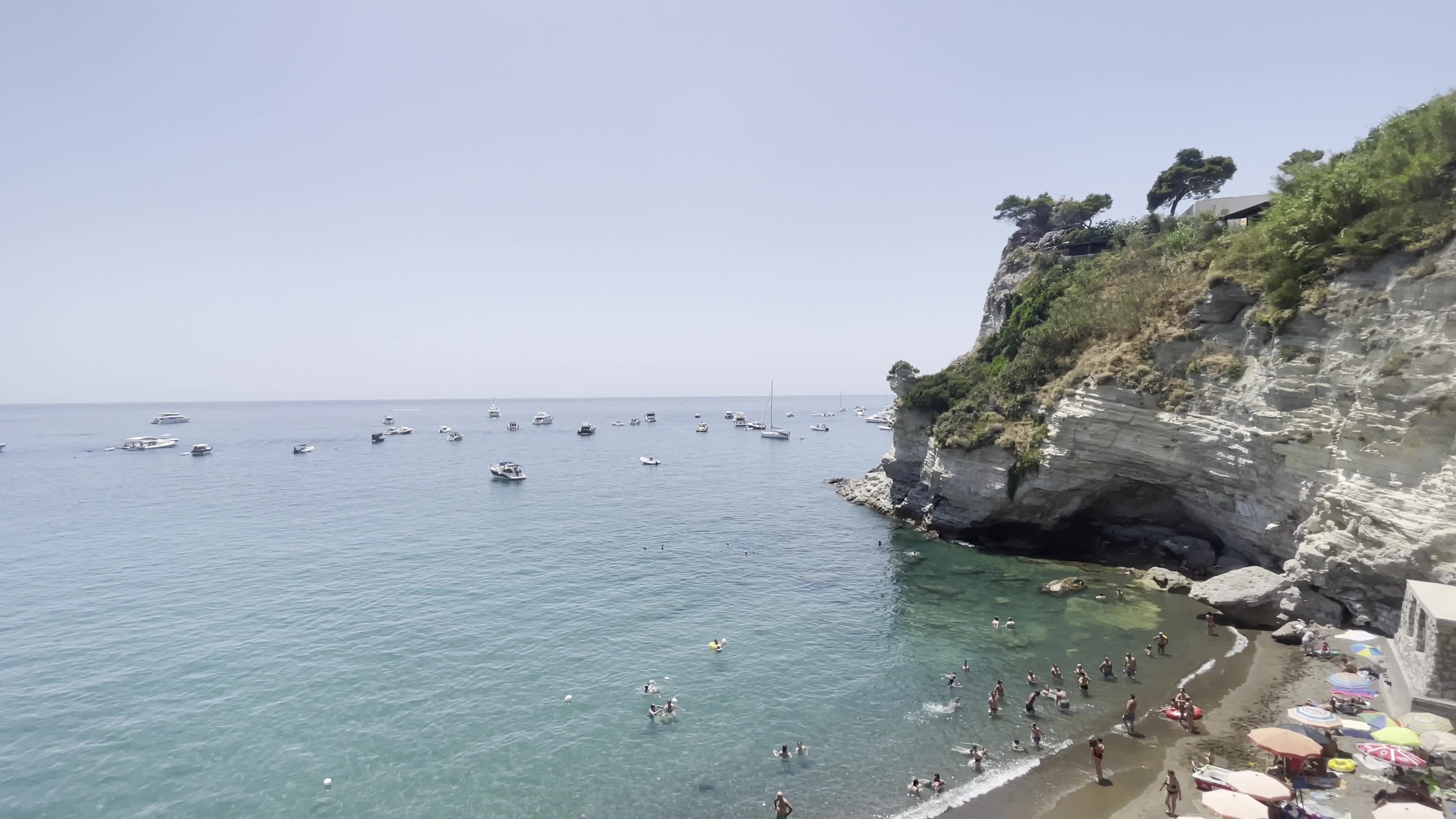Cava Grado Beach In Ischia Island