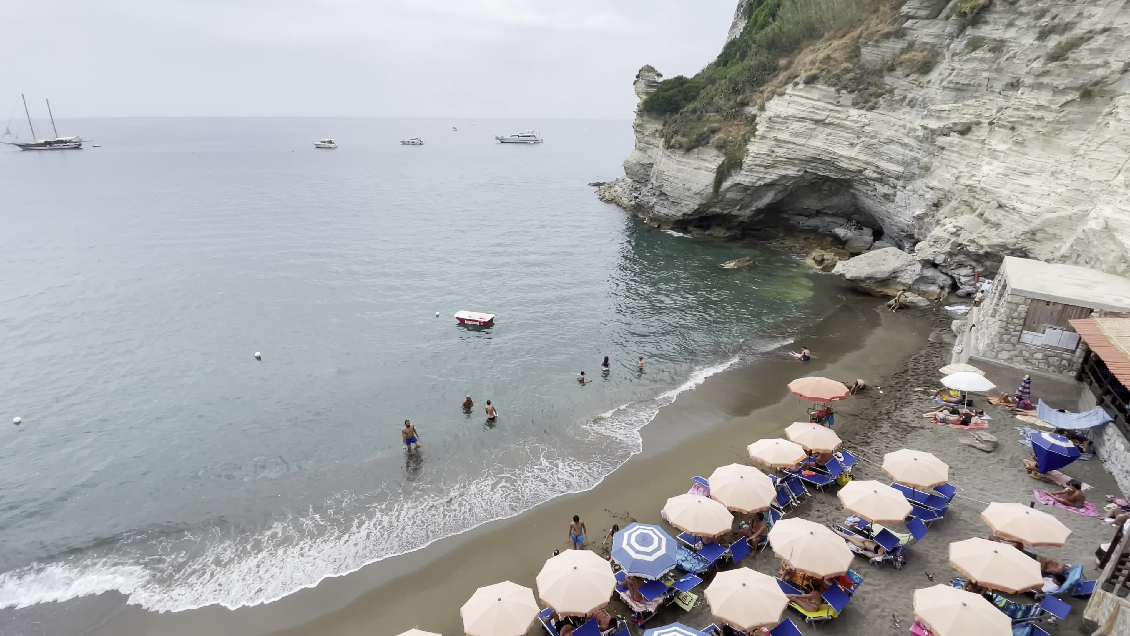 Cava Grado Beach In Ischia Island