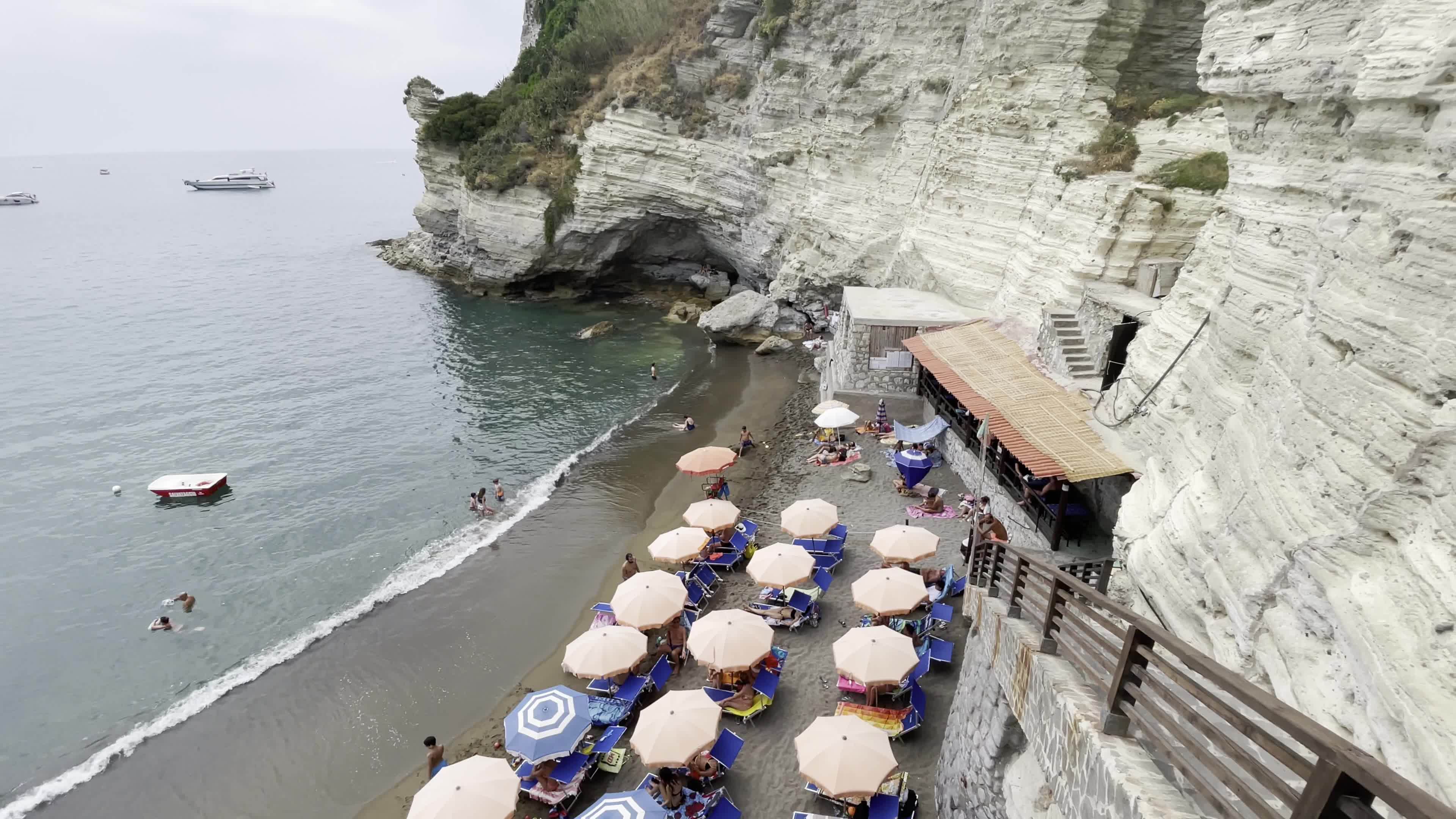 Cava Grado Beach In Ischia Island