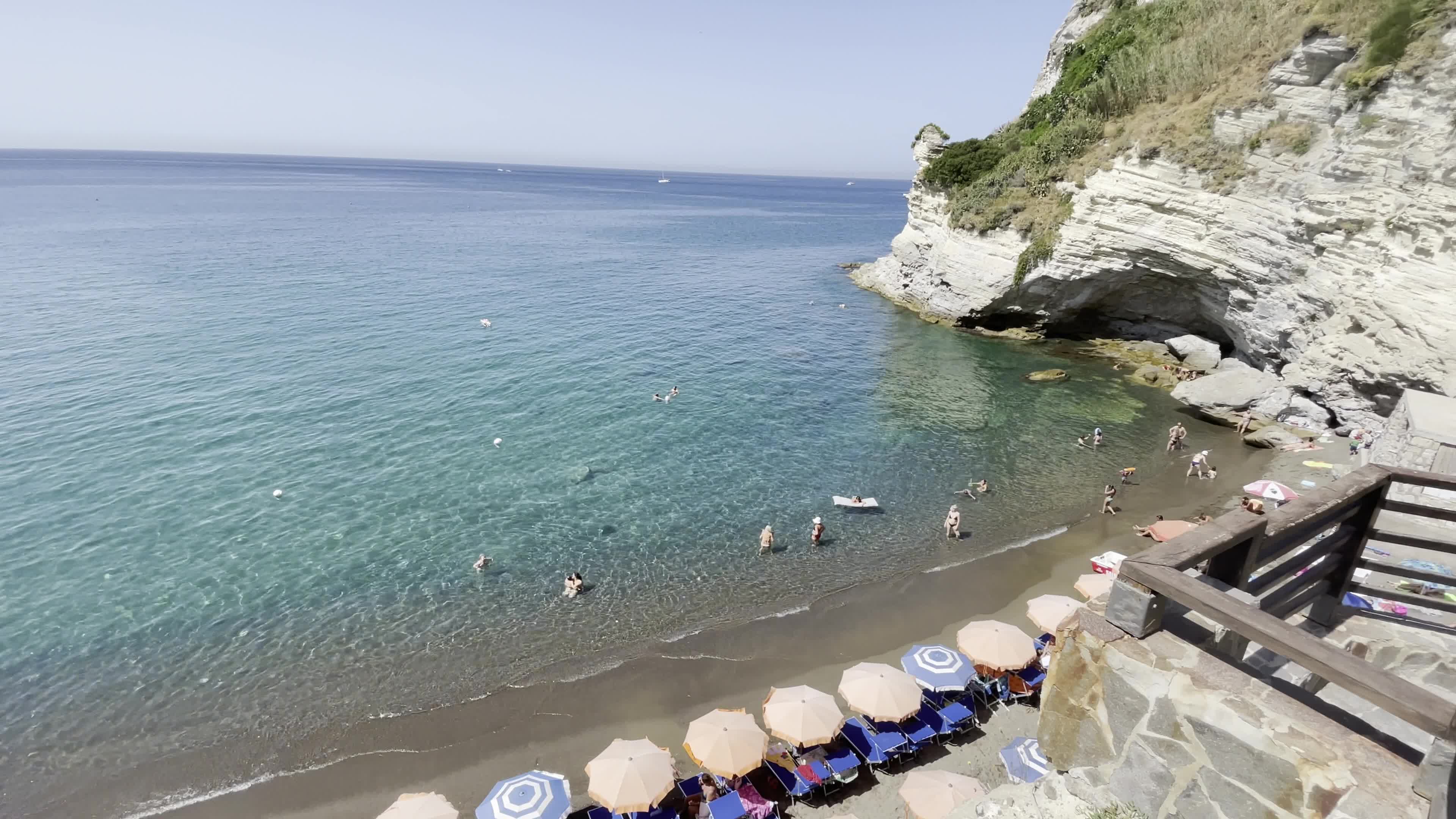 Cava Grado Beach In Ischia Island