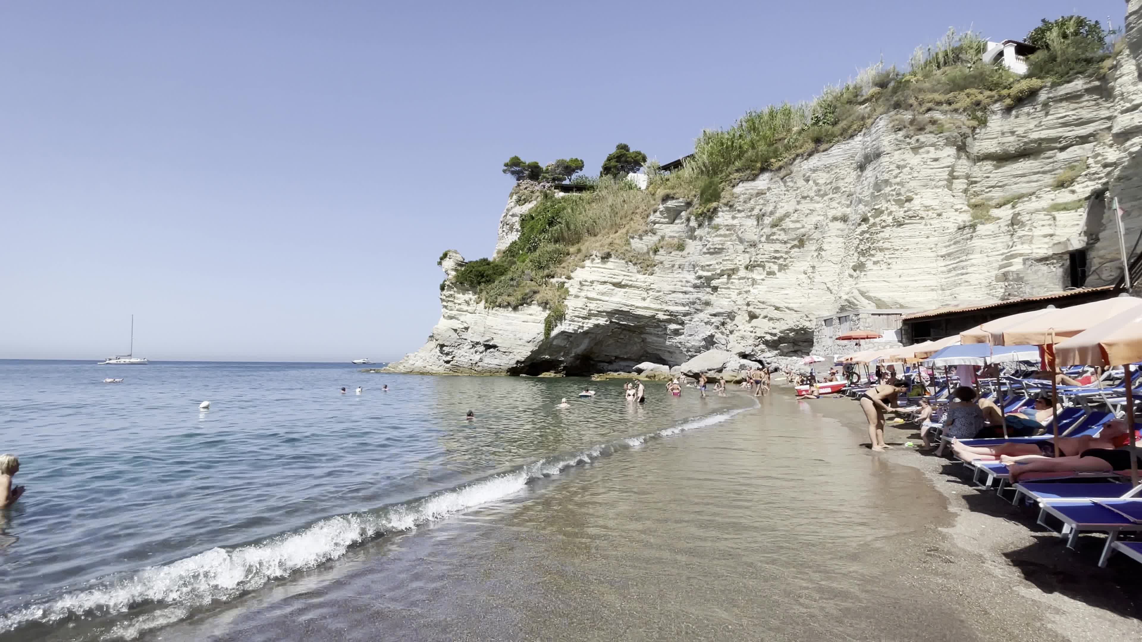 Cava Grado Beach In Ischia Island