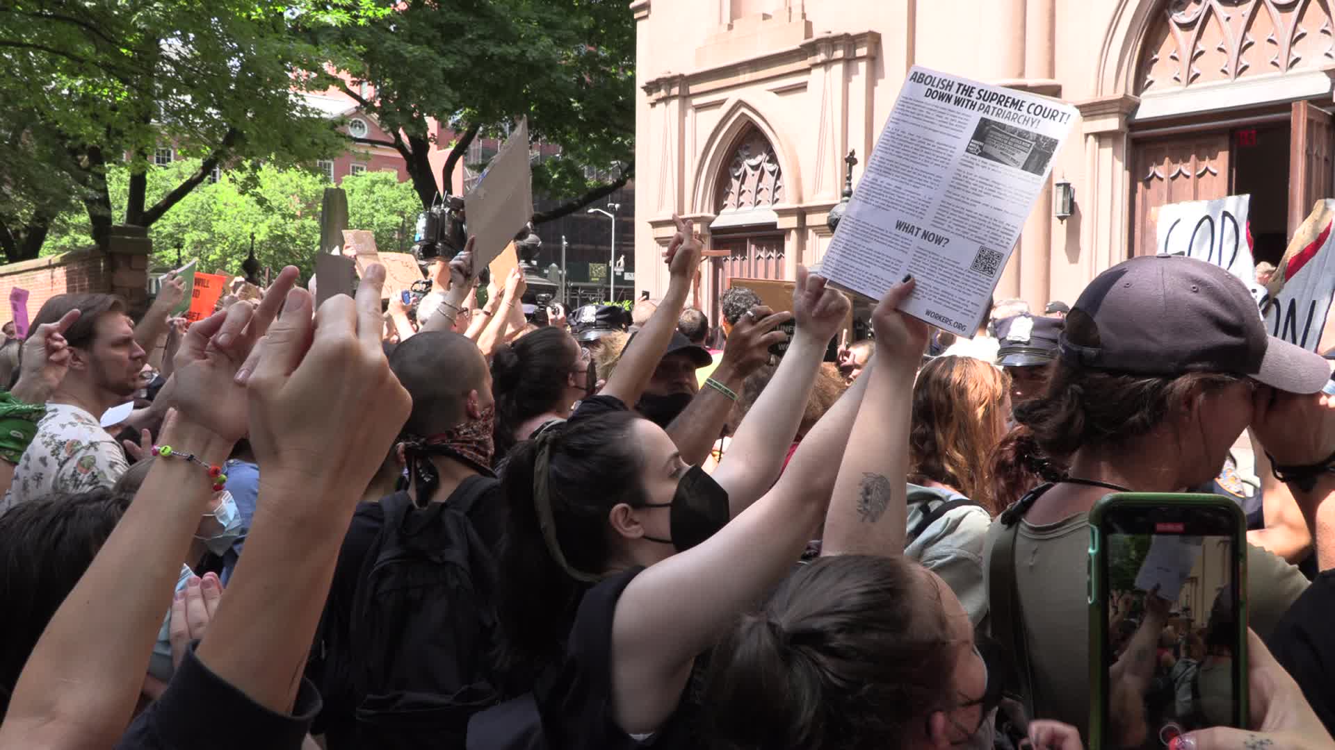 NYC: Pro-Abortion demonstrators disrupt anti-abortion clinic harassers