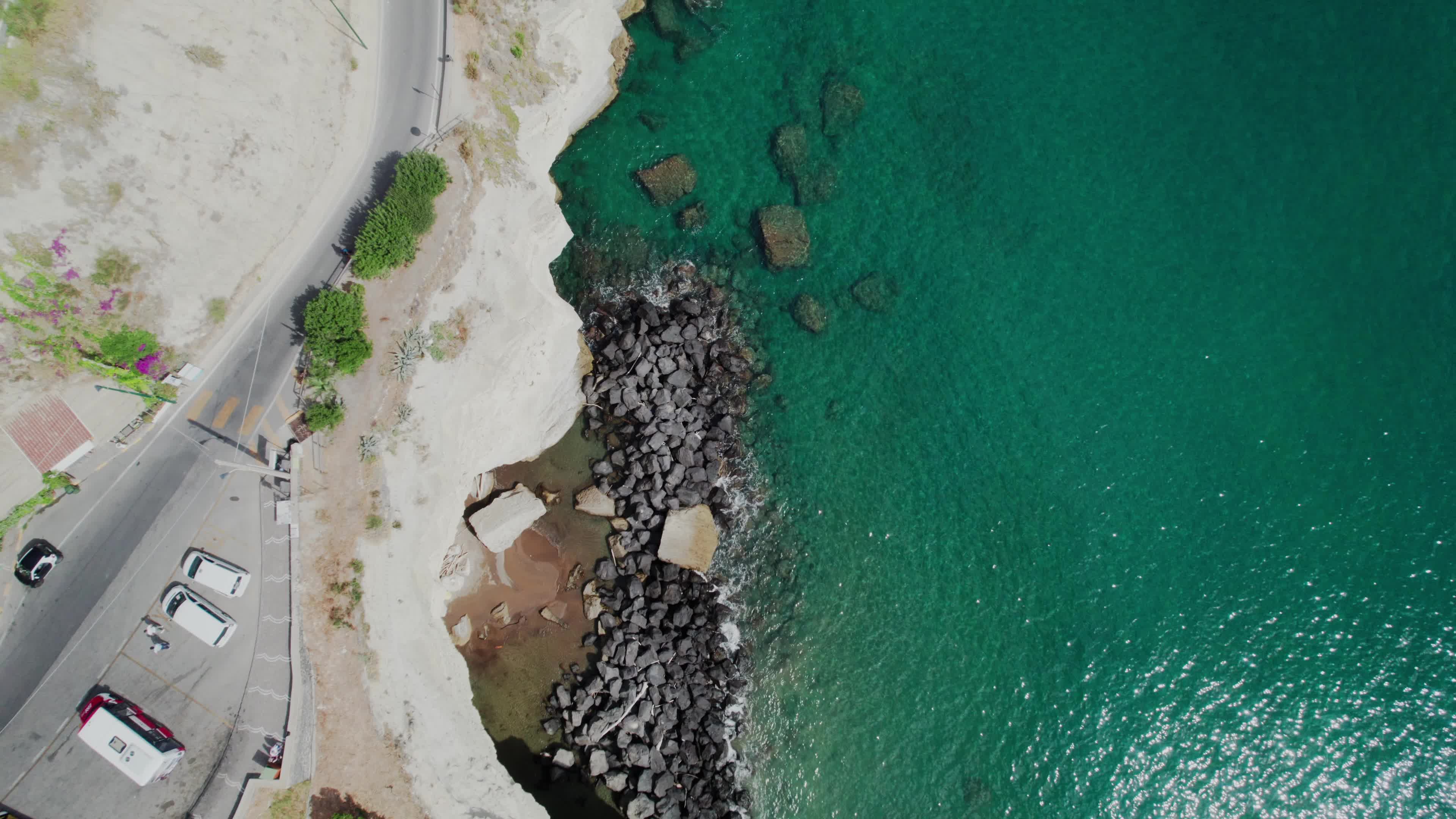 Drone View Of Sant'Angelo, Ischia