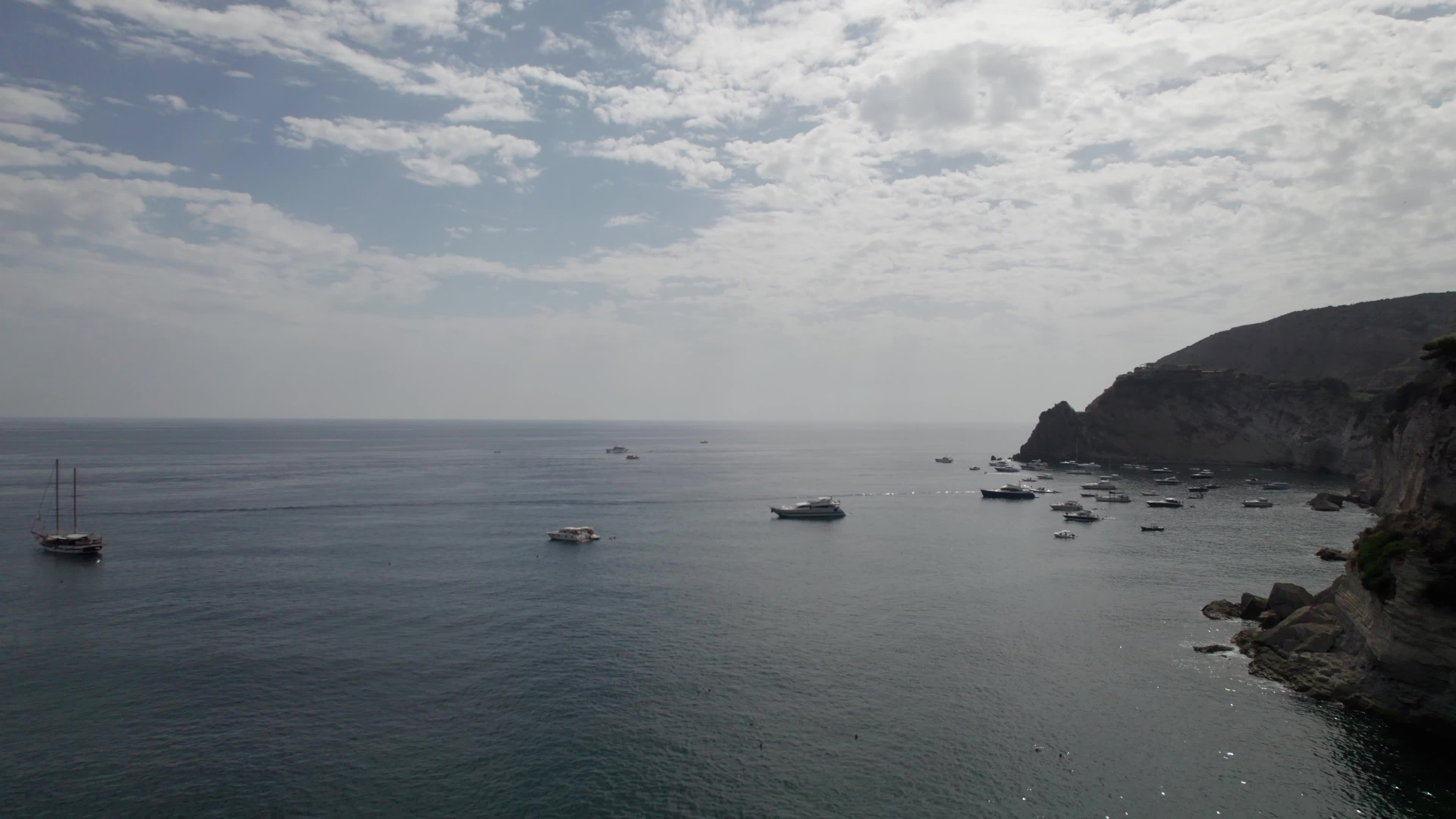 Drone View Of Sant'Angelo, Ischia