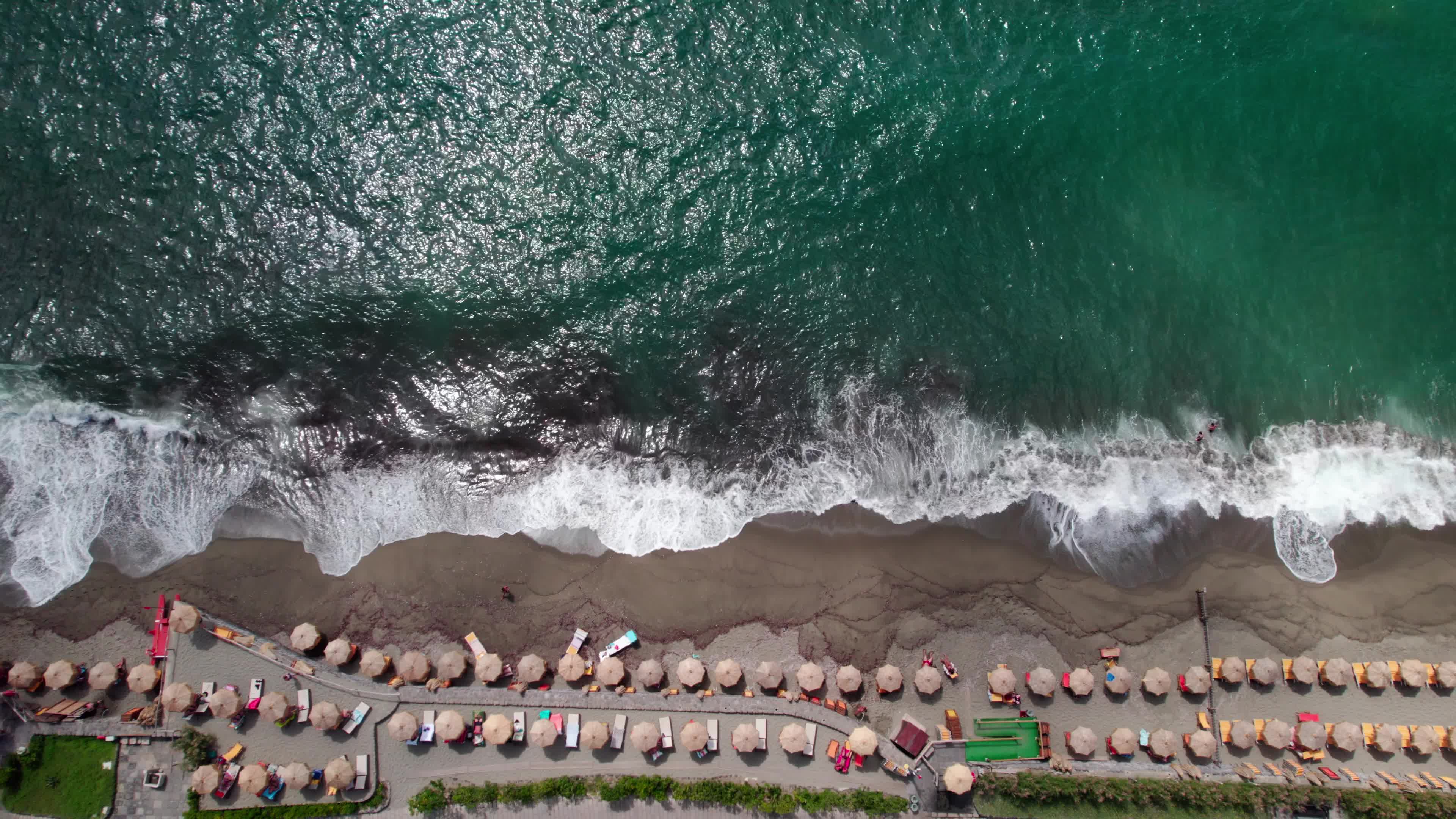 Drone View Of Thermal Park In The Island Of Ischia