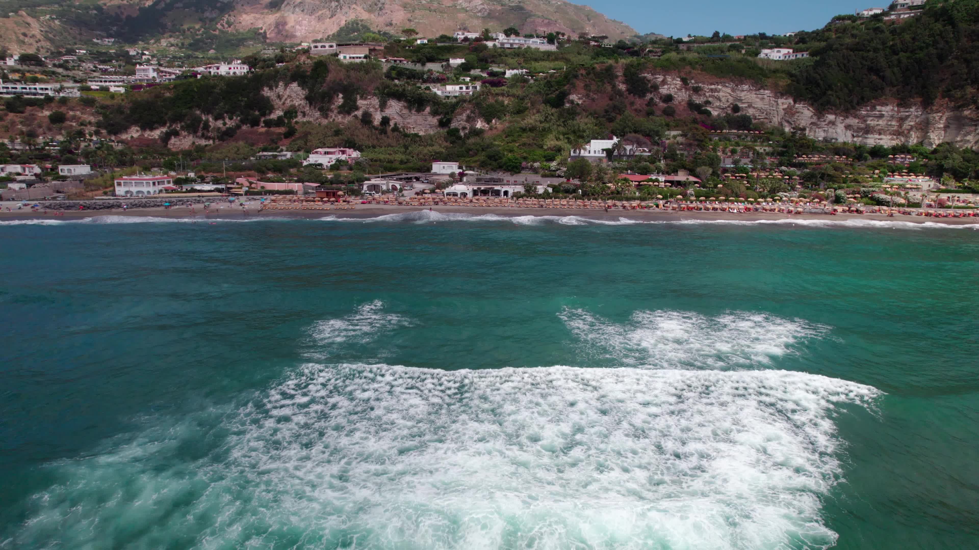 Drone View Of Ischia Island