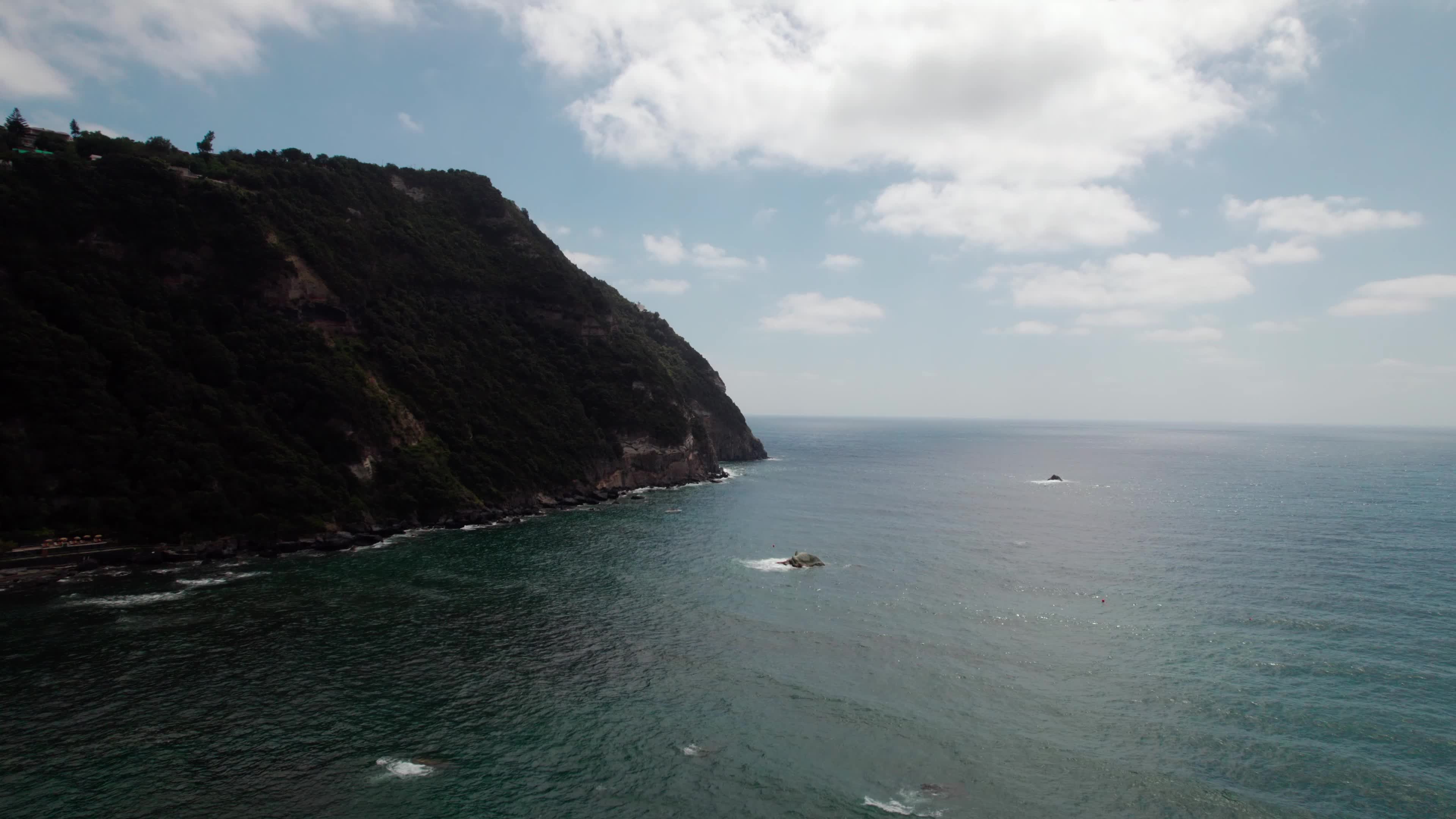 Drone View Of Ischia Island