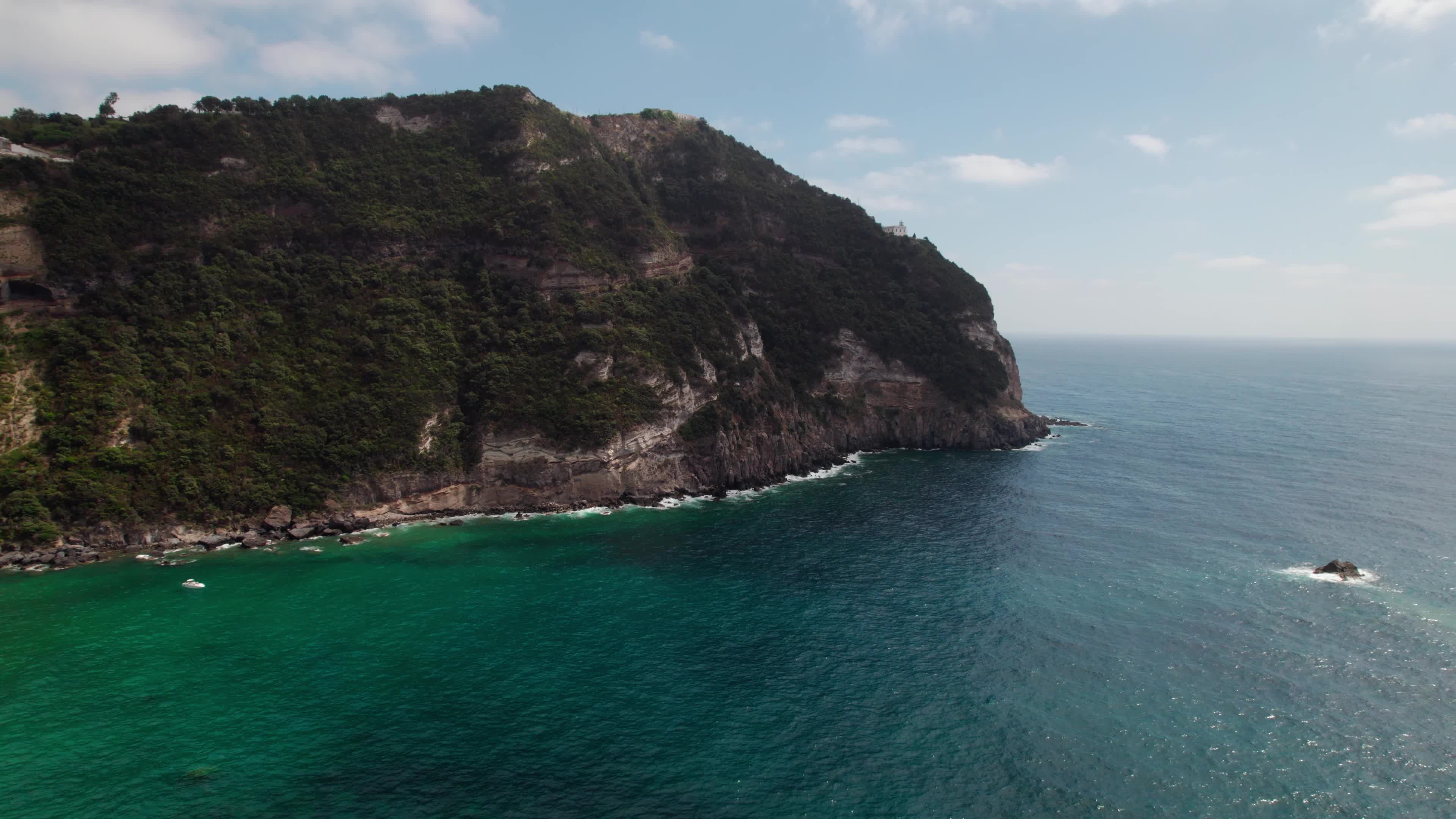 Drone View Of Ischia Island