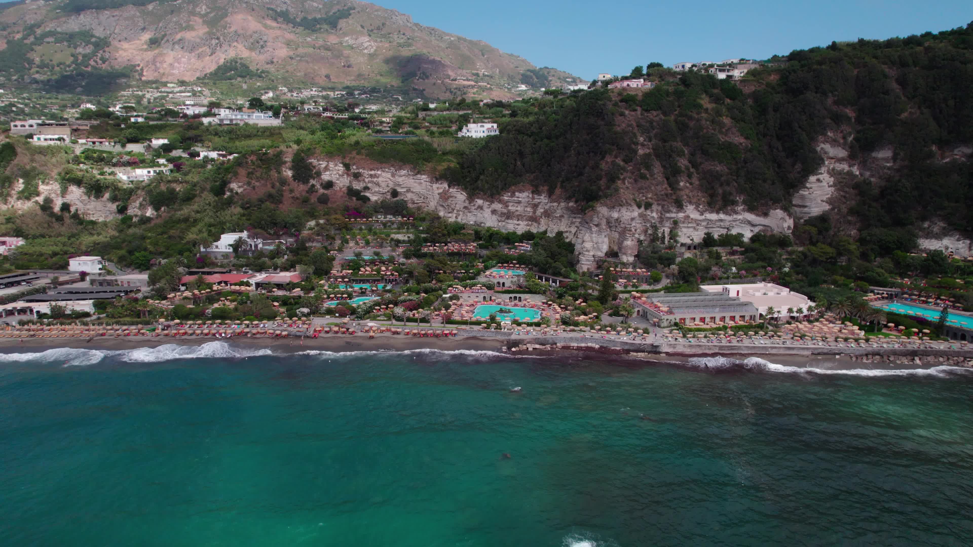 Drone View Of Ischia Island