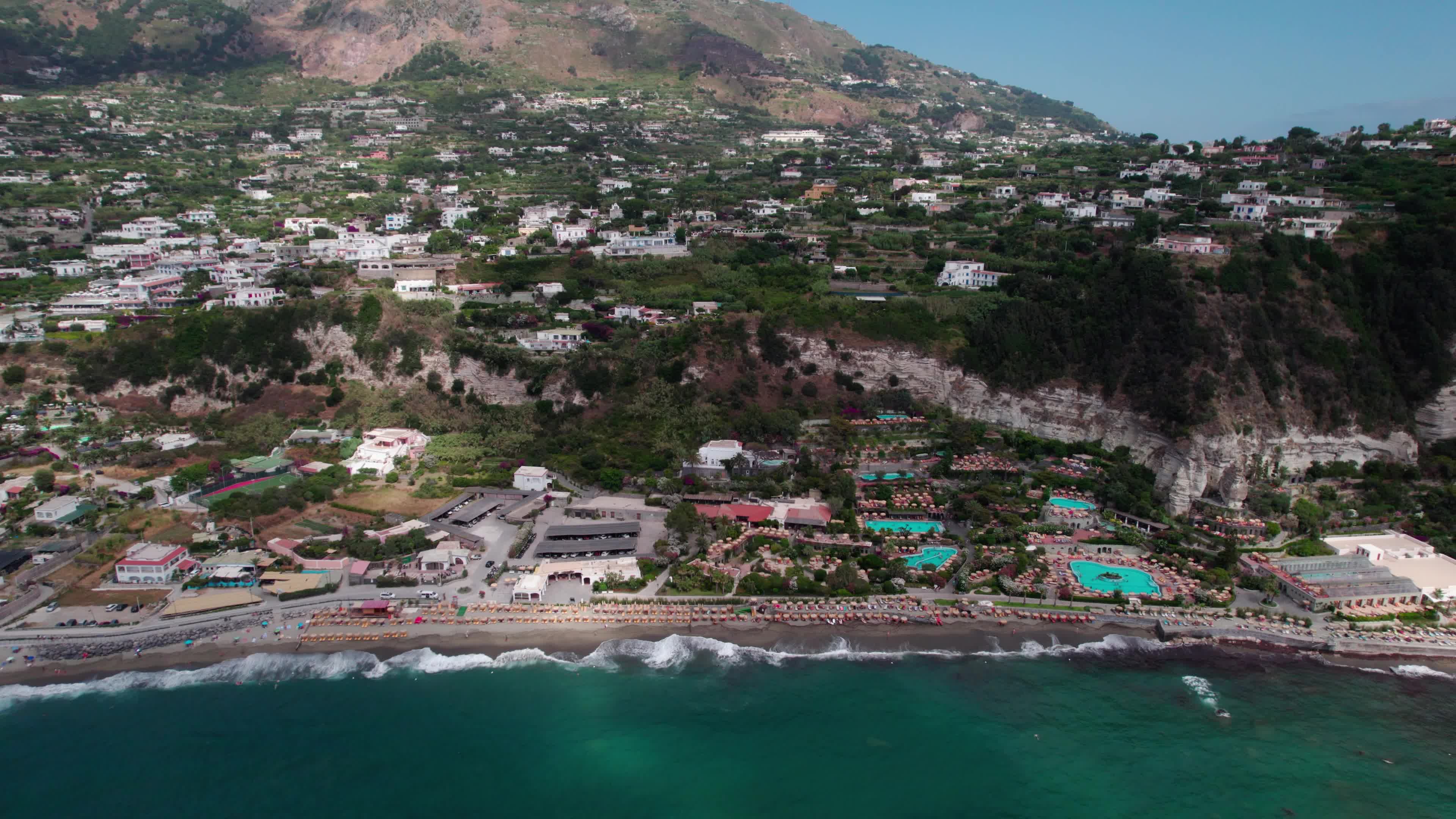Drone View Of Ischia Island