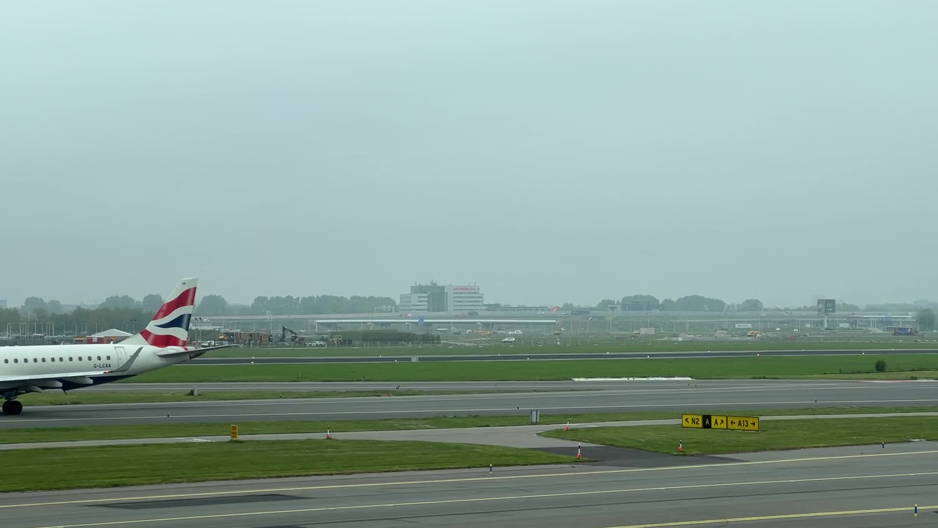 KLM Royal Dutch Airlines airplanes at Amsterdam Airport Schiphol