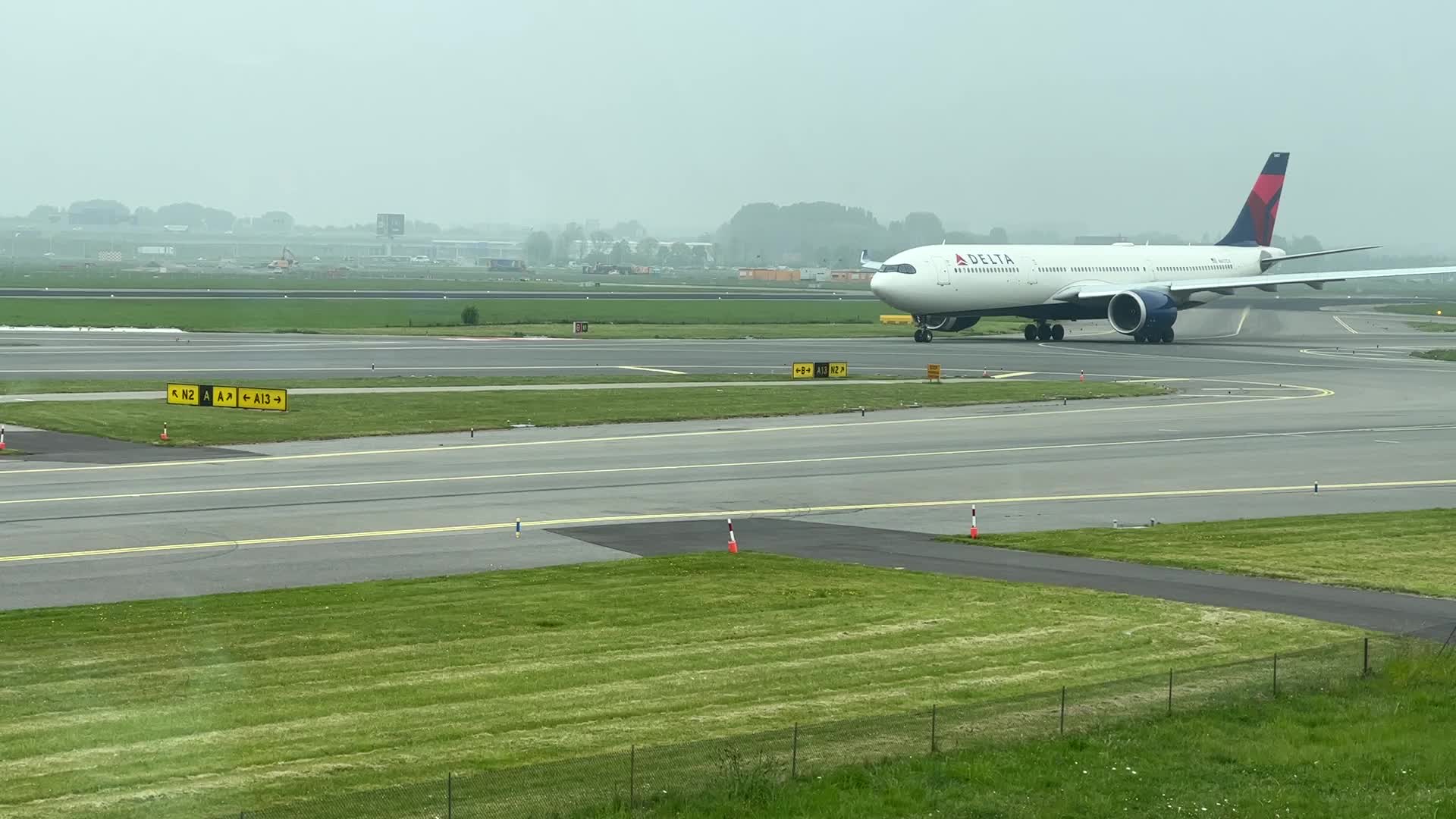 Airplanes at Amsterdam Airport Schiphol