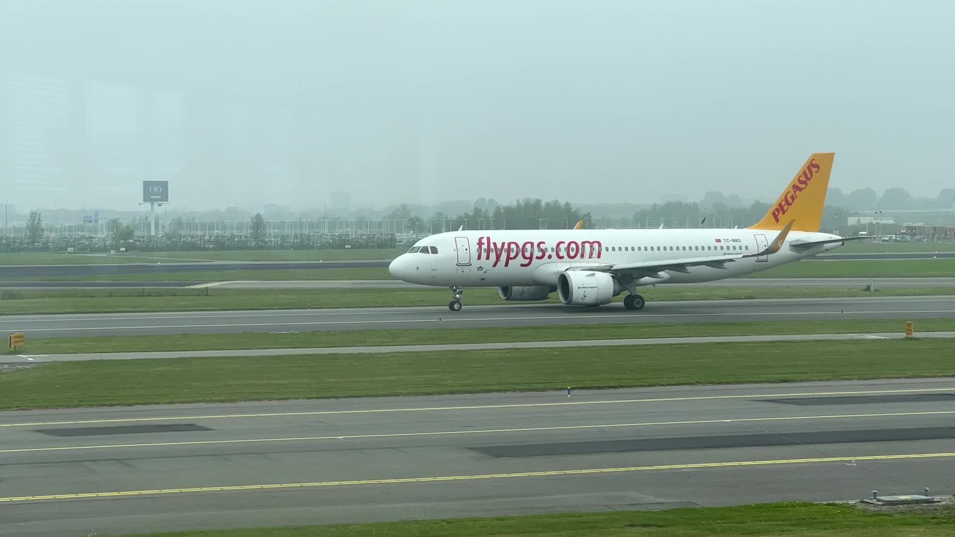 Airplanes at Amsterdam Airport Schiphol