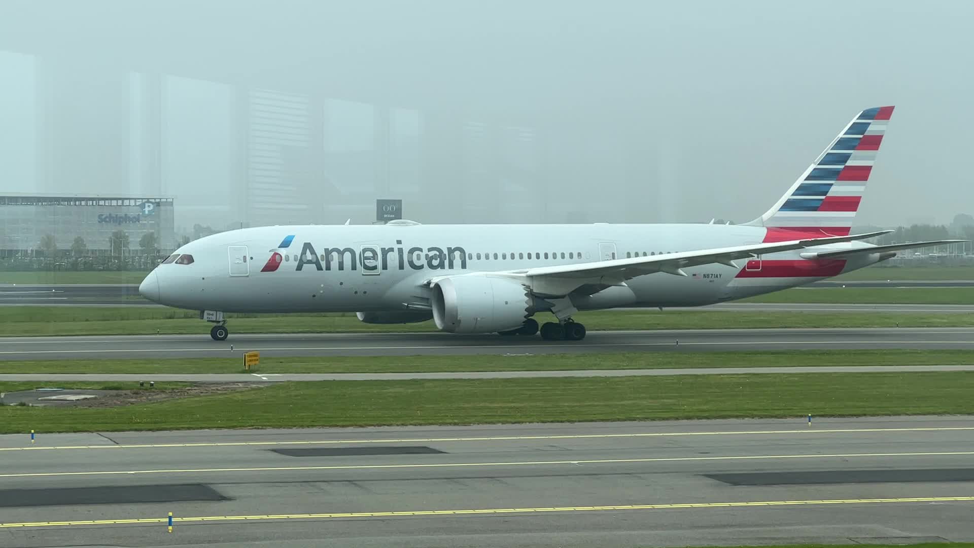 Airplanes at Amsterdam Airport Schiphol