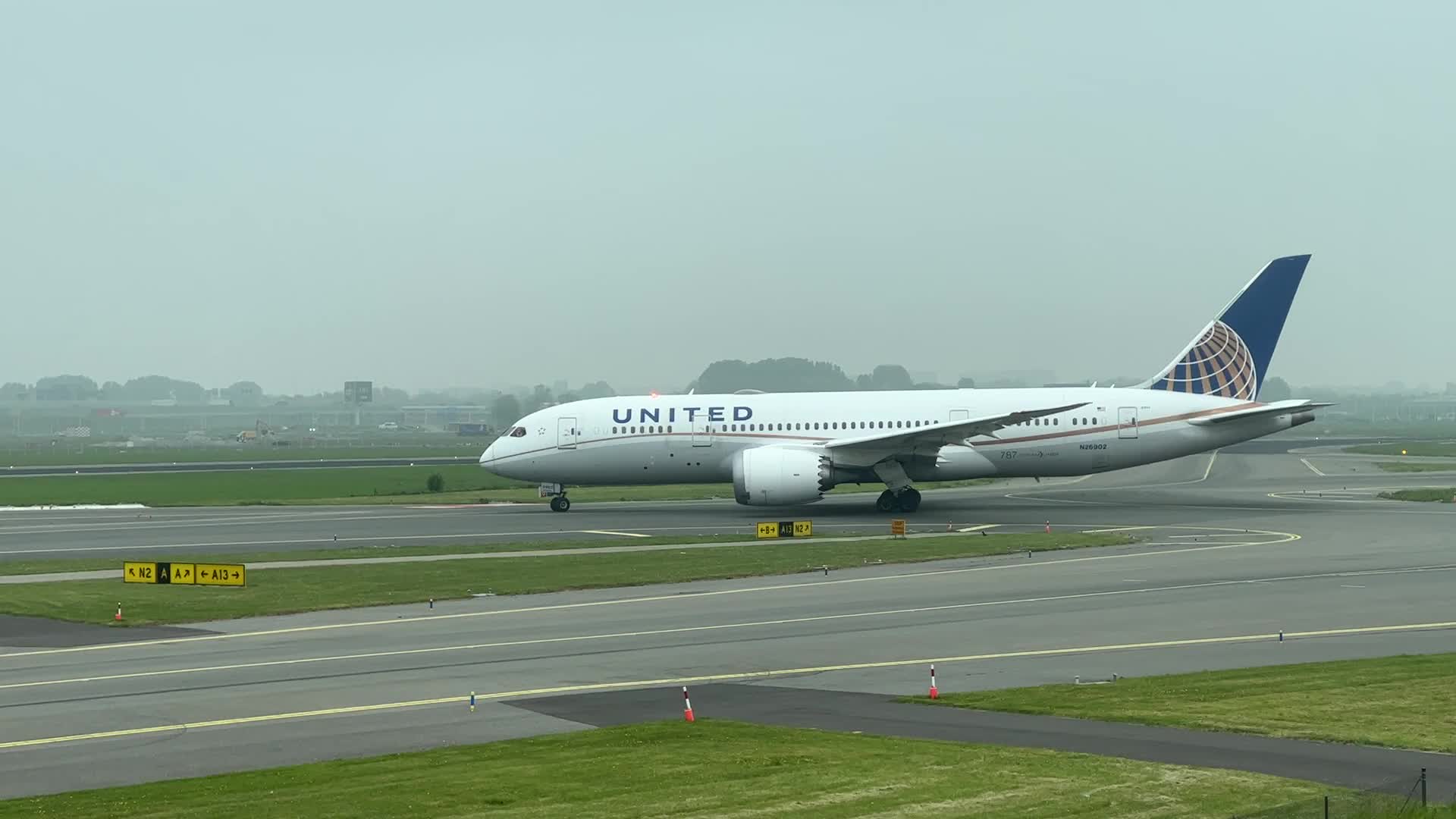 Airplanes at Amsterdam Airport Schiphol