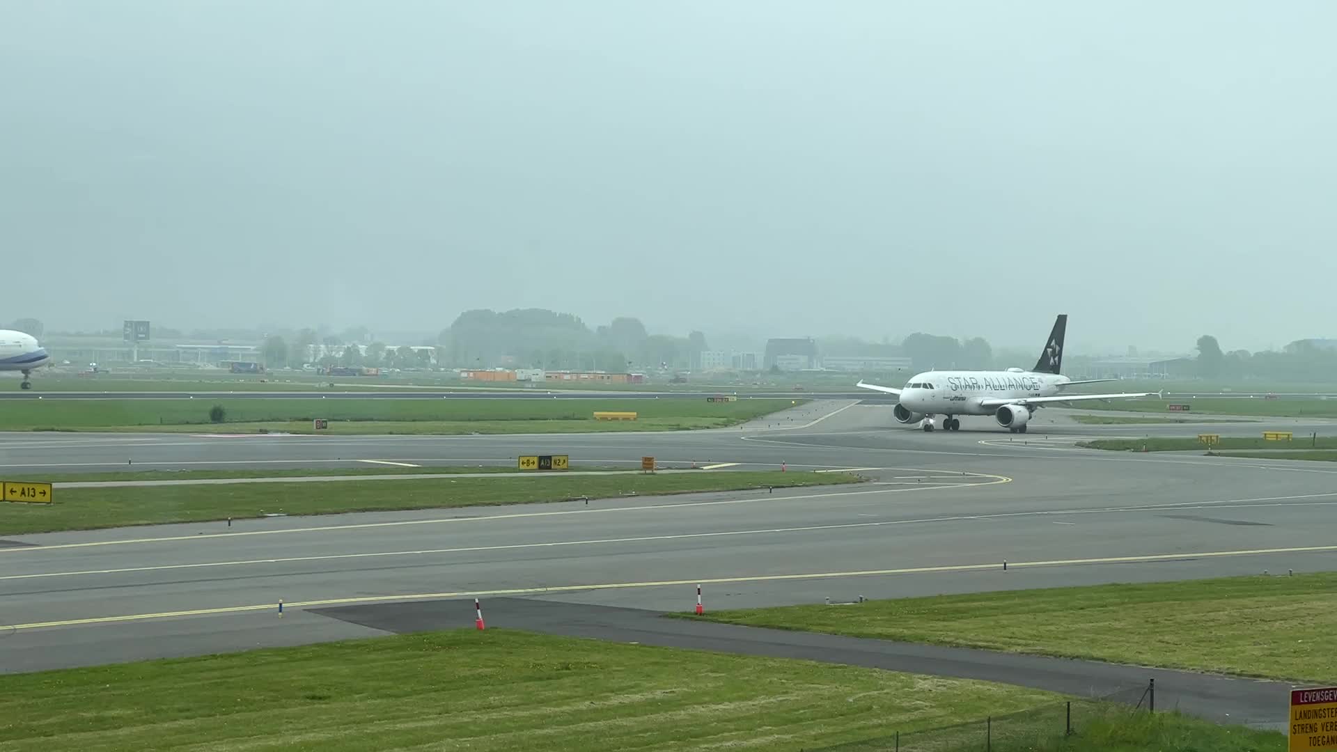 Airplanes at Amsterdam Airport Schiphol