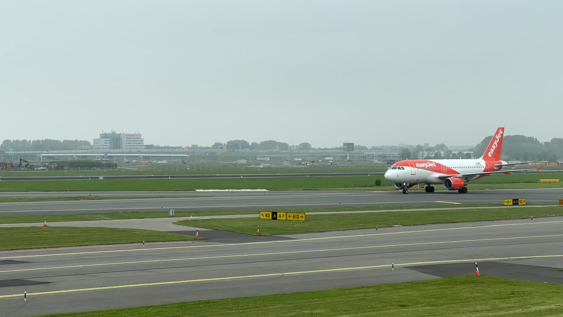 Airplanes at Amsterdam Airport Schiphol