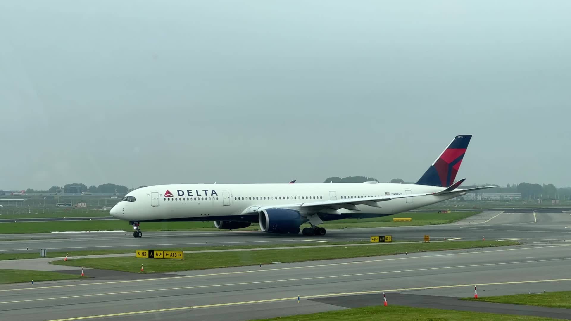 Airplanes at Amsterdam Airport Schiphol