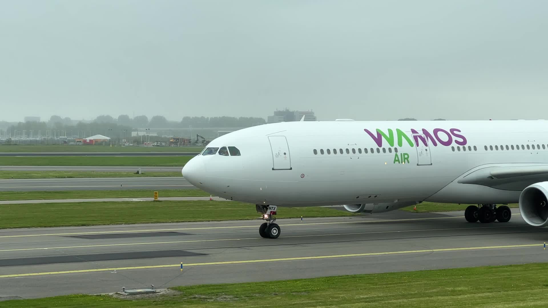 Airplanes at Amsterdam Airport Schiphol