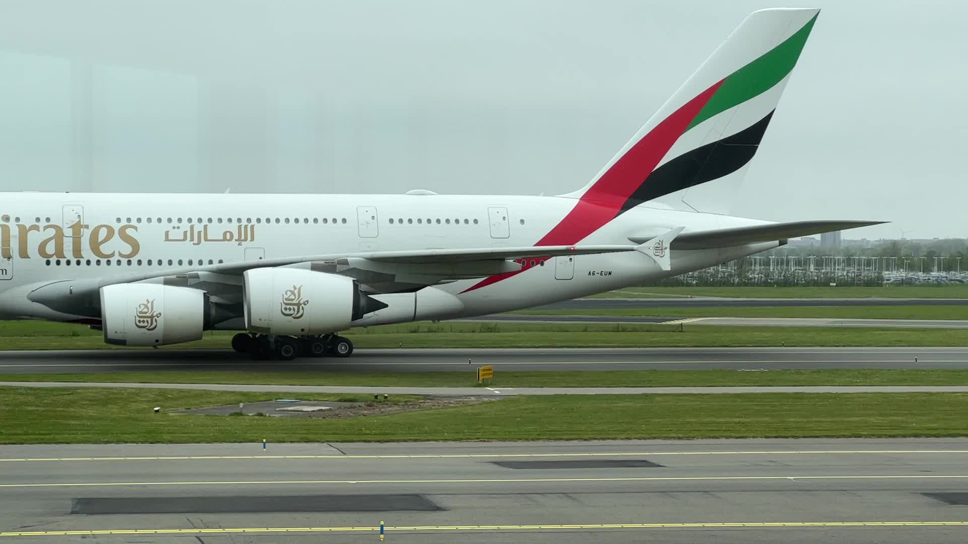 Airplanes at Amsterdam Airport Schiphol