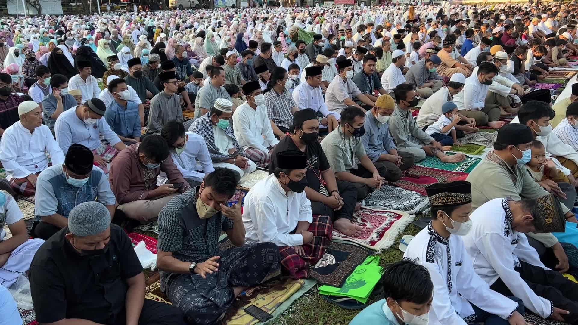 Eid Adha Prayer in Indonesia