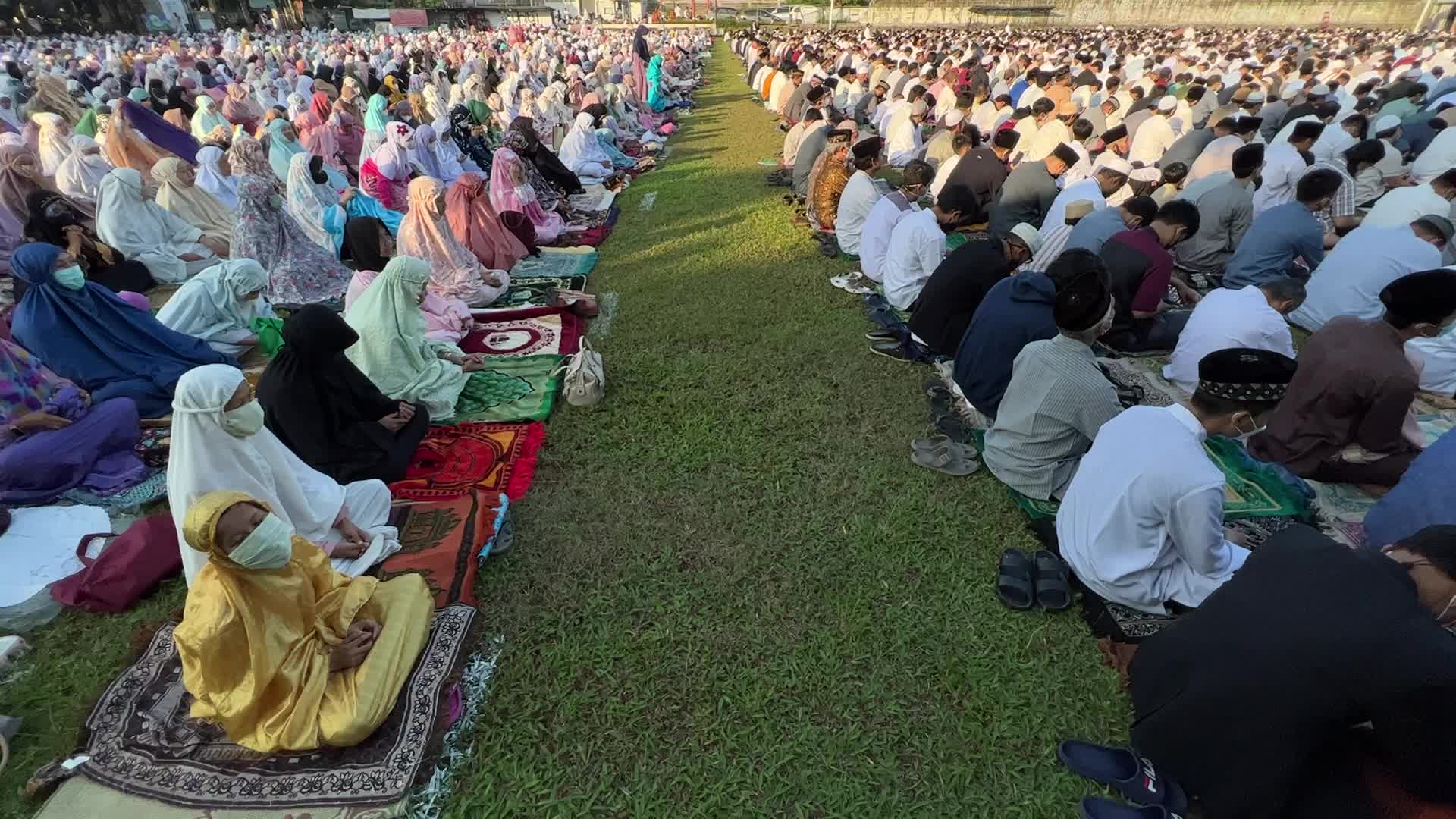 Eid Adha Prayer in Indonesia