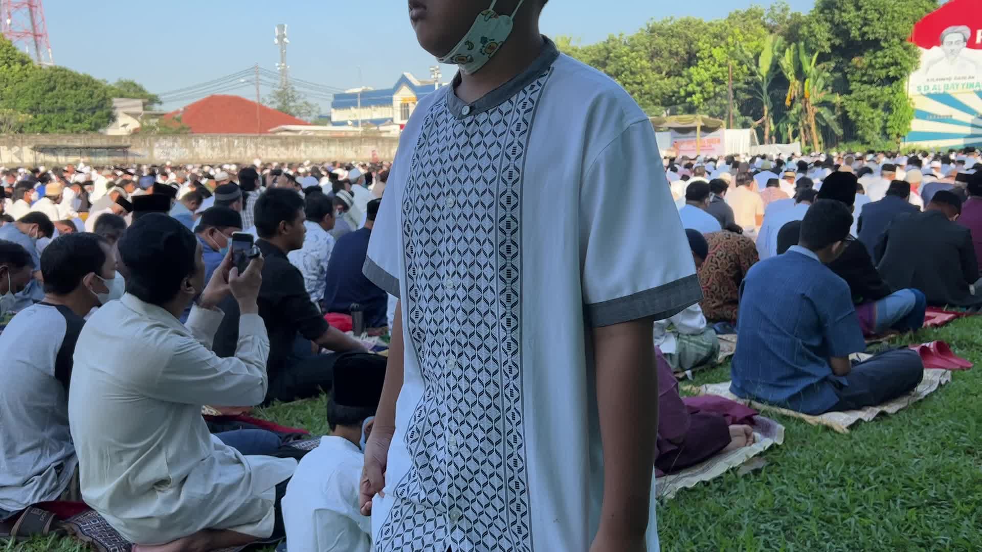 Eid Adha Prayer in Indonesia