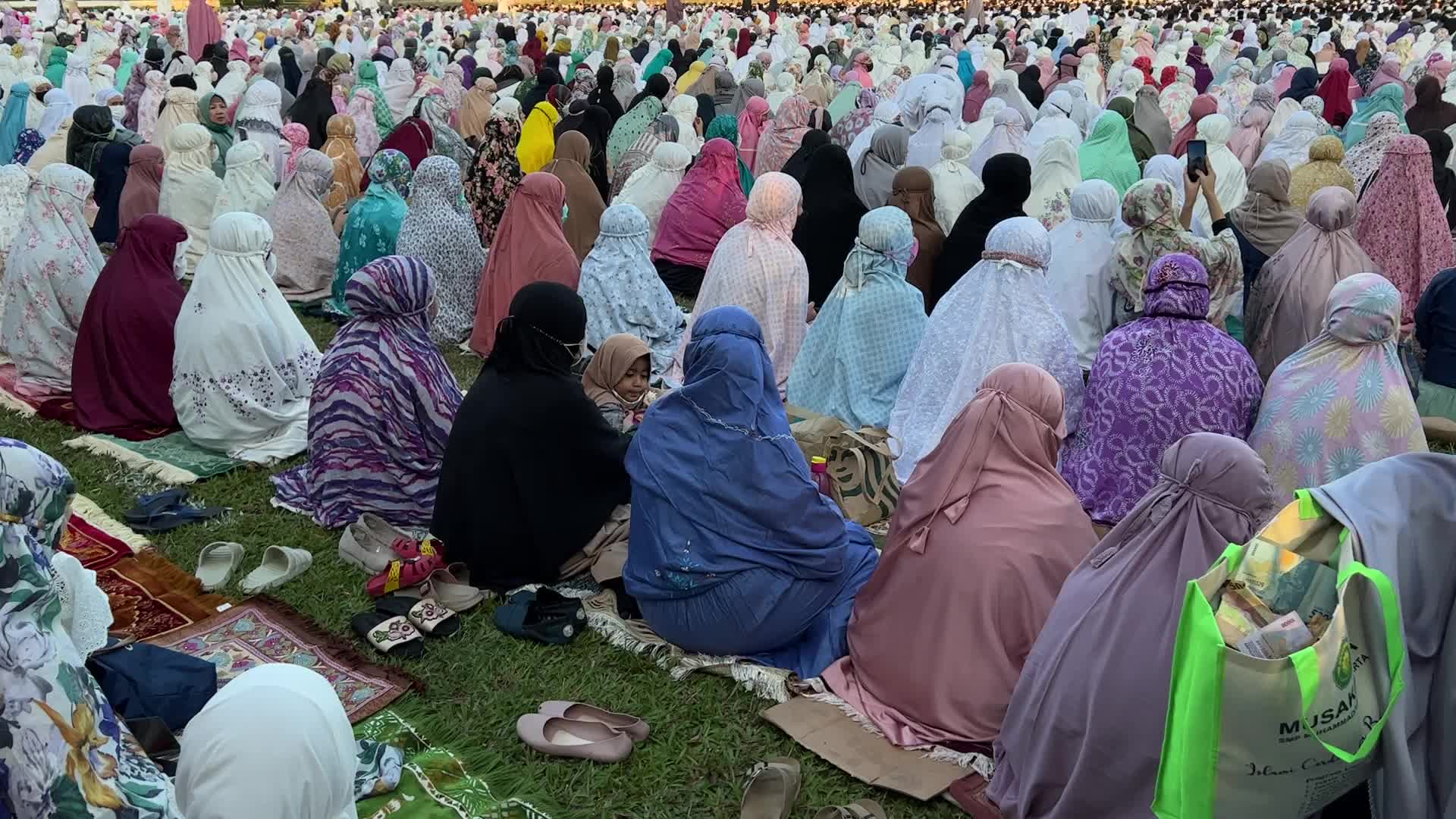 Eid Adha Prayer in Indonesia