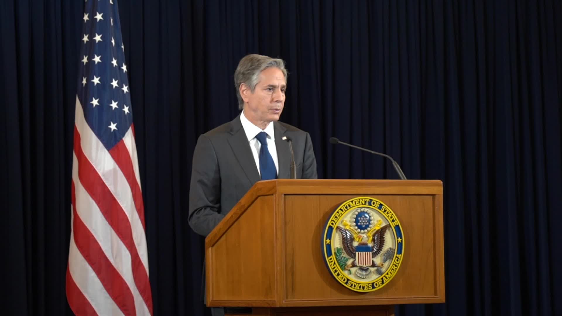 US State of Secretary Antony Blinken Press Conference.